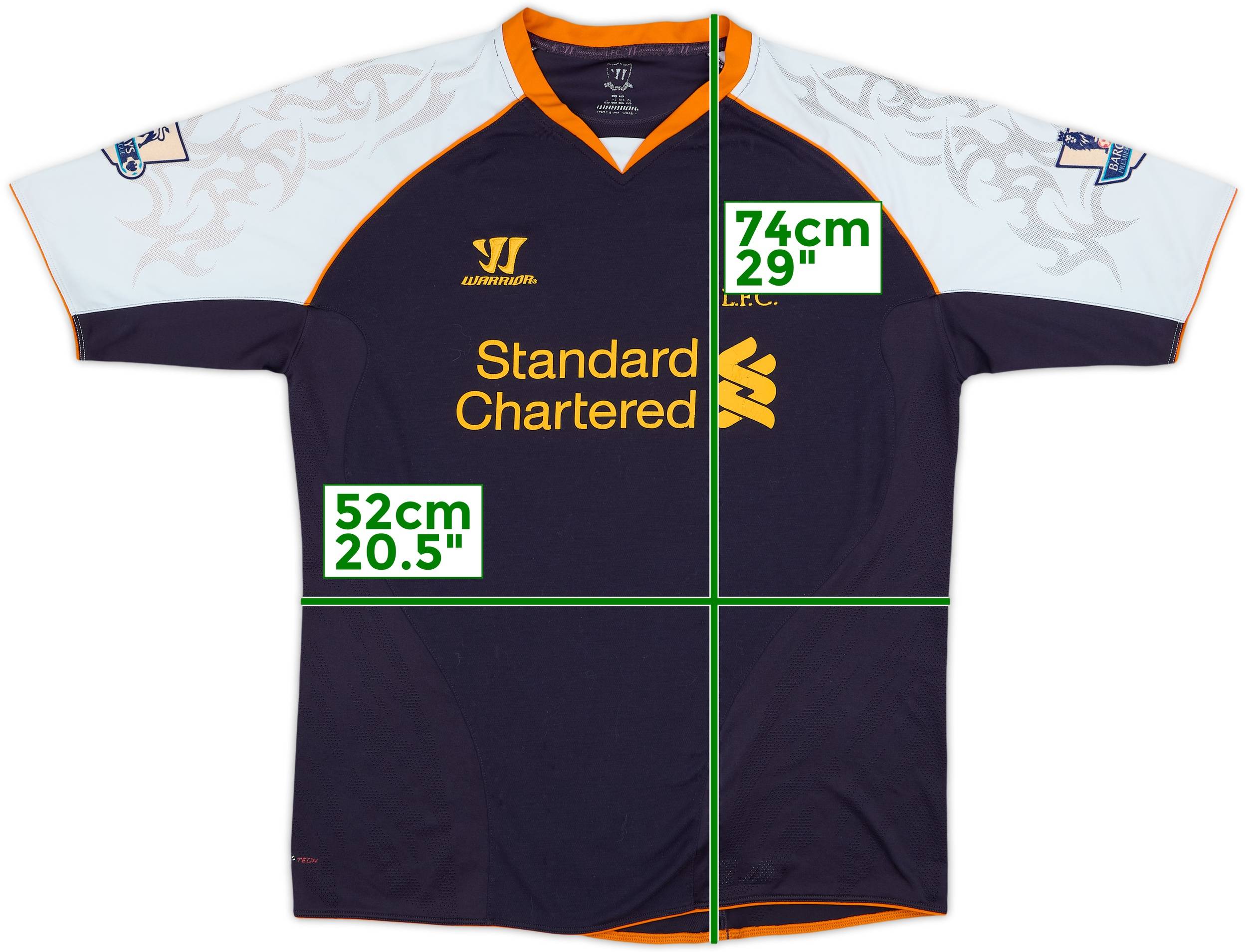 2012-13 Liverpool Third Shirt #12 - 5/10 - (L)