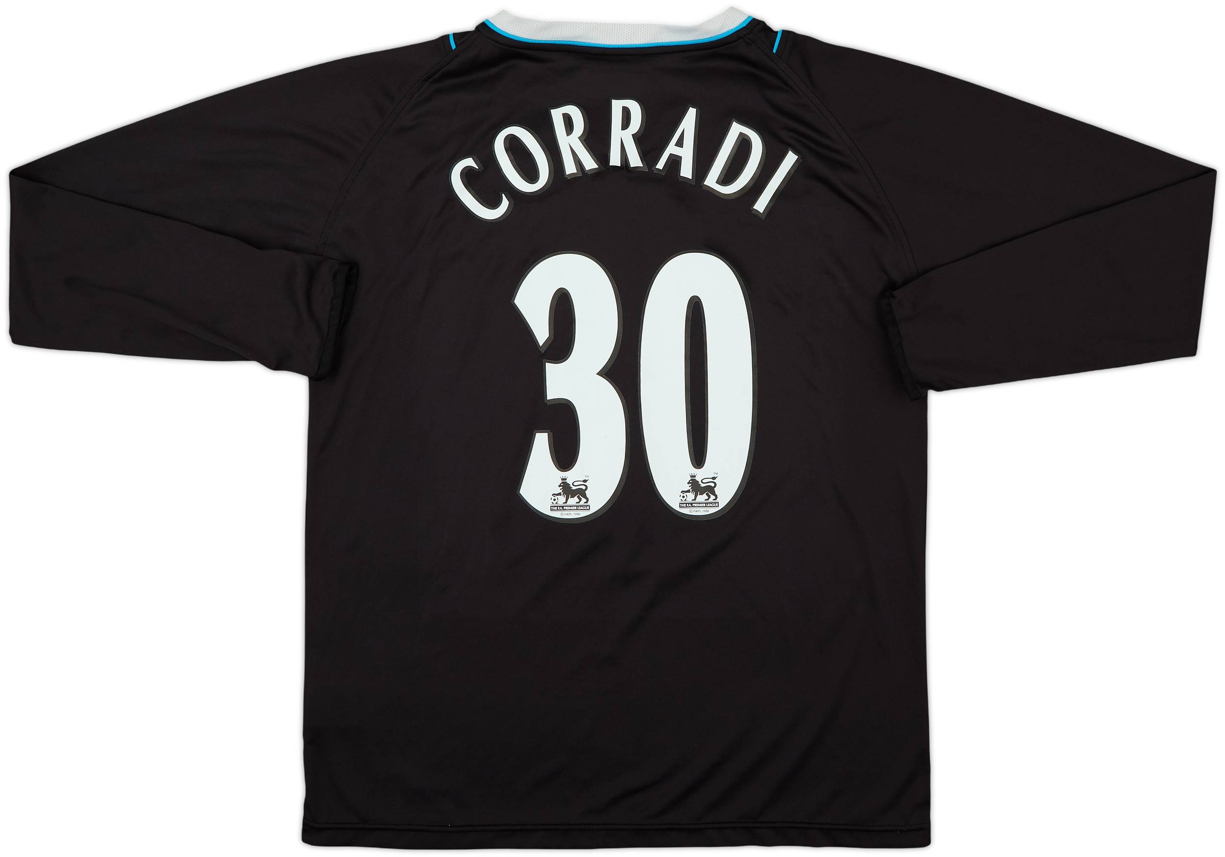 2006-07 Manchester City Away L/S Shirt Corradi #30 - 8/10 - (L)