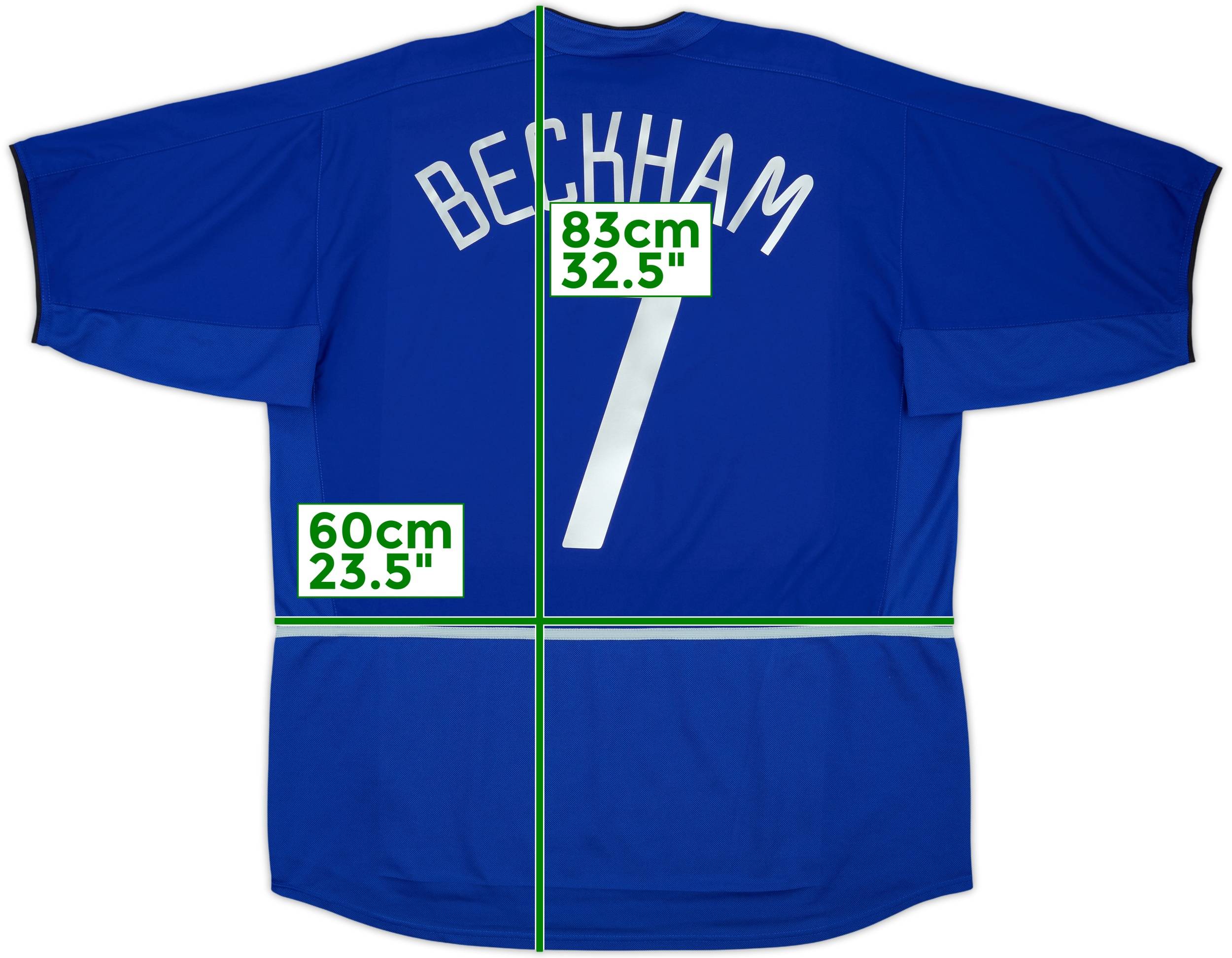 2002-03 Manchester United Third Shirt Beckham #7 - 6/10 - (XL)