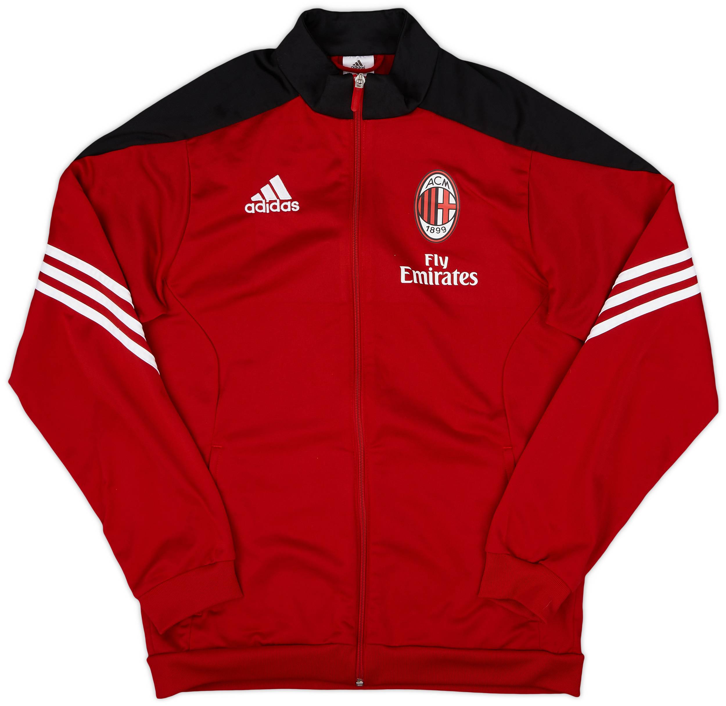 2016-17 AC Milan adidas Track Jacket - 8/10 - (M)