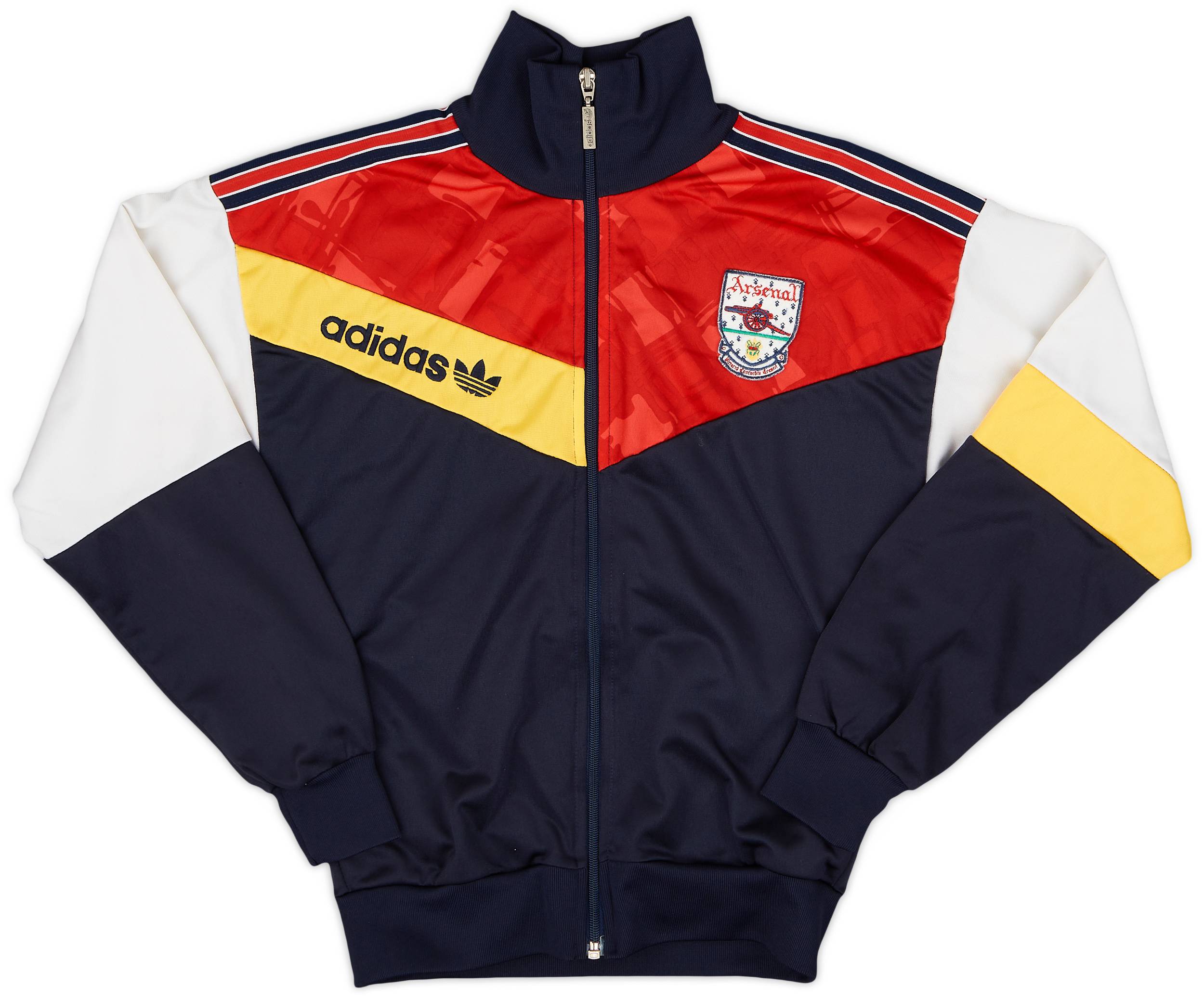1990-92 Arsenal adidas Track Jacket - 8/10 - (L.Boys)