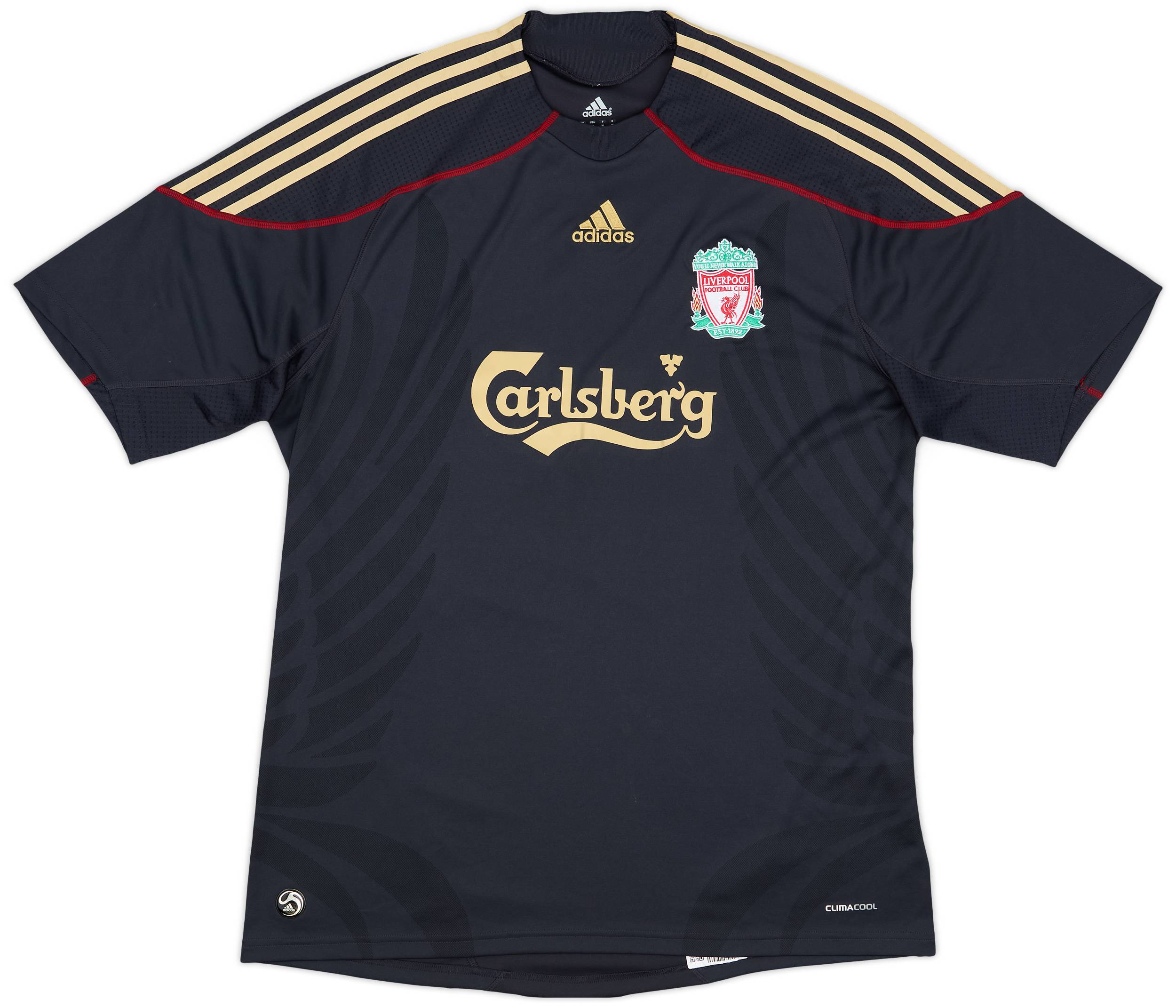 ウェア 09-10 Liverpool AWAY No.9 TORRES 2009-10 Liverpool Away Shirt Torres #9 - 10/10 - (XL)