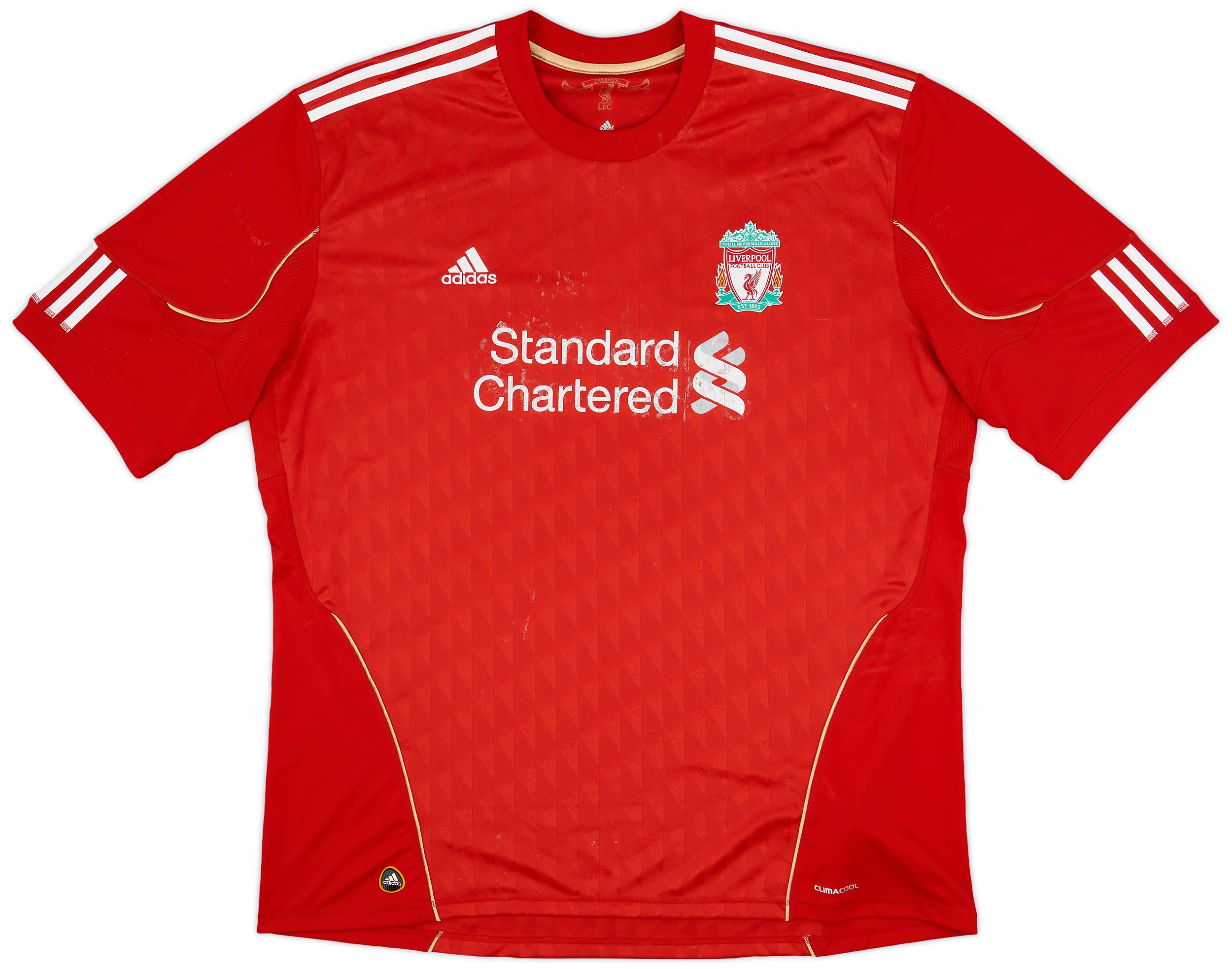 2010-12 Liverpool Home Shirt - 5/10 - (3XL)