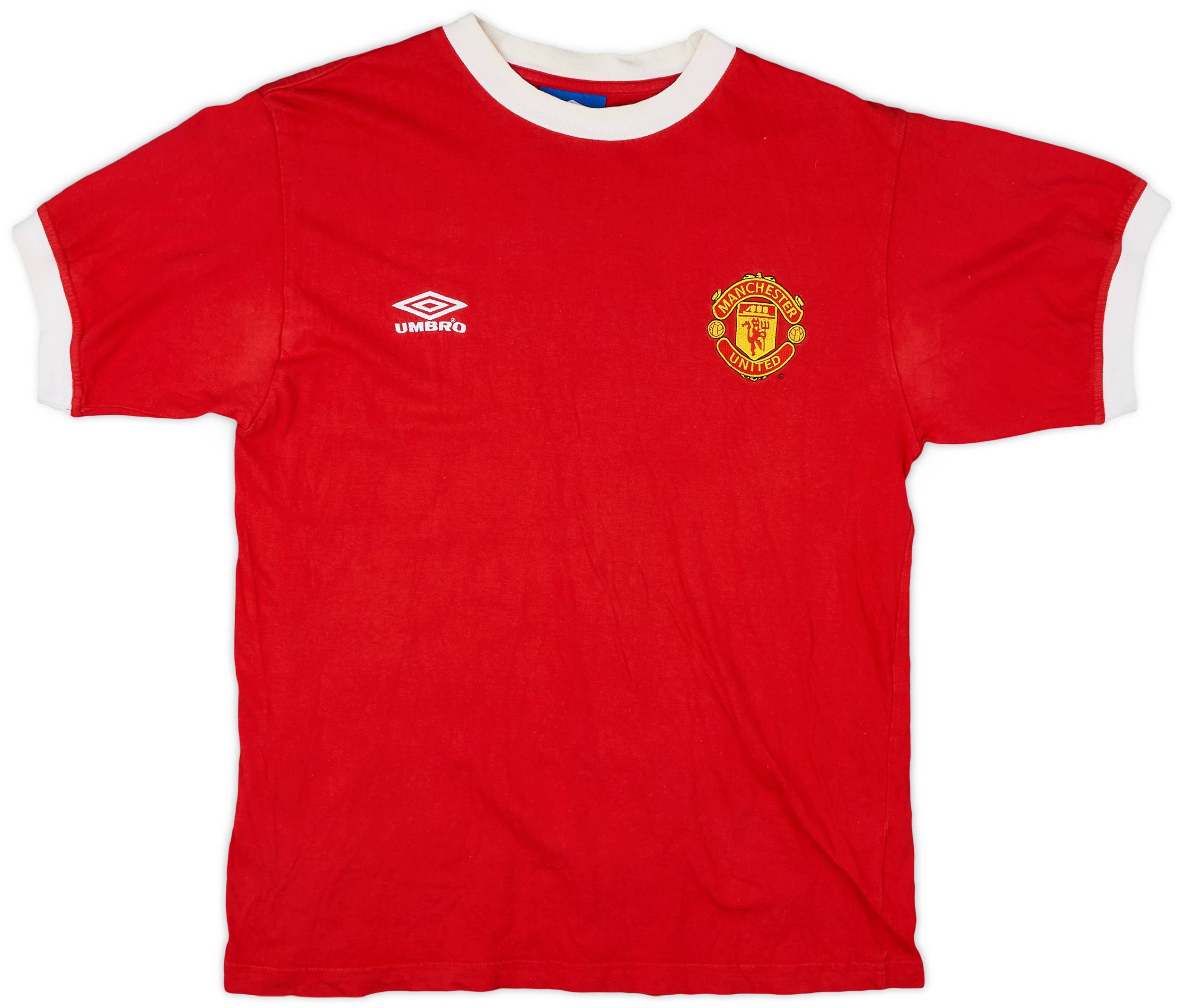 ウェア UMBRO 99/00 Manchester United T-Shirt 1999-00 Manchester United Umbro CL Final Graphic Tee *As New