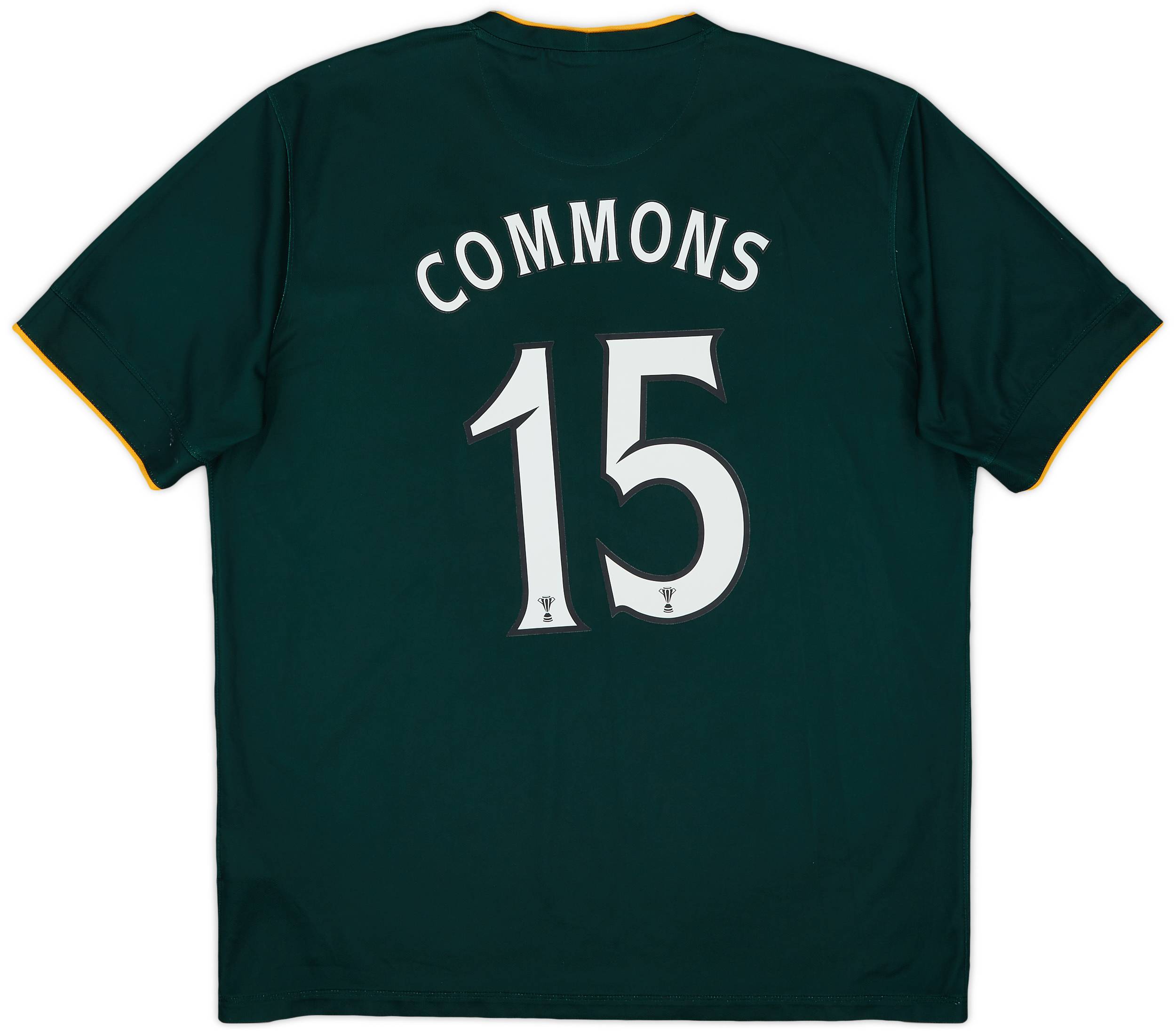 2014-15 Celtic Away Shirt Commons #15 - 7/10 - (XL)