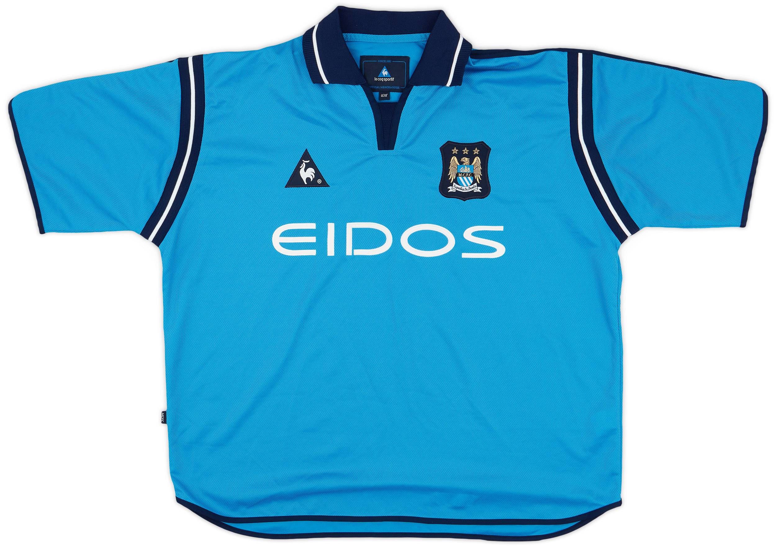 2001-02 Manchester City Home Shirt - 10/10 - (XL)