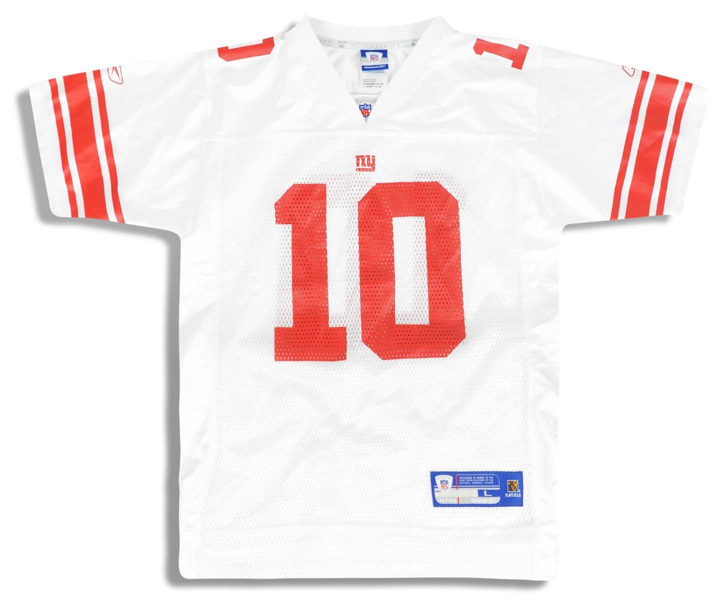2005-06 New York Giants Manning #10 Reebok On Field Jersey (Away) Y