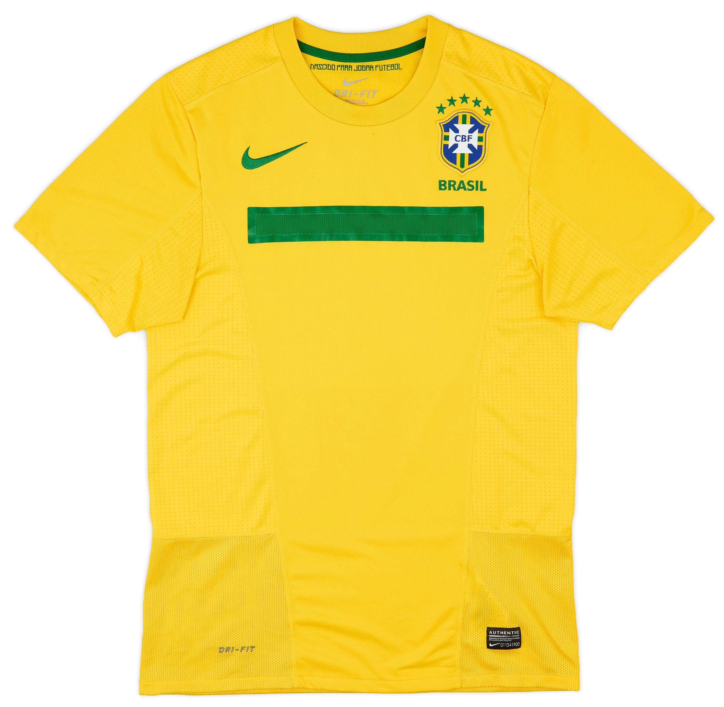 2011 Brazil Home Shirt - 6/10 - (S)