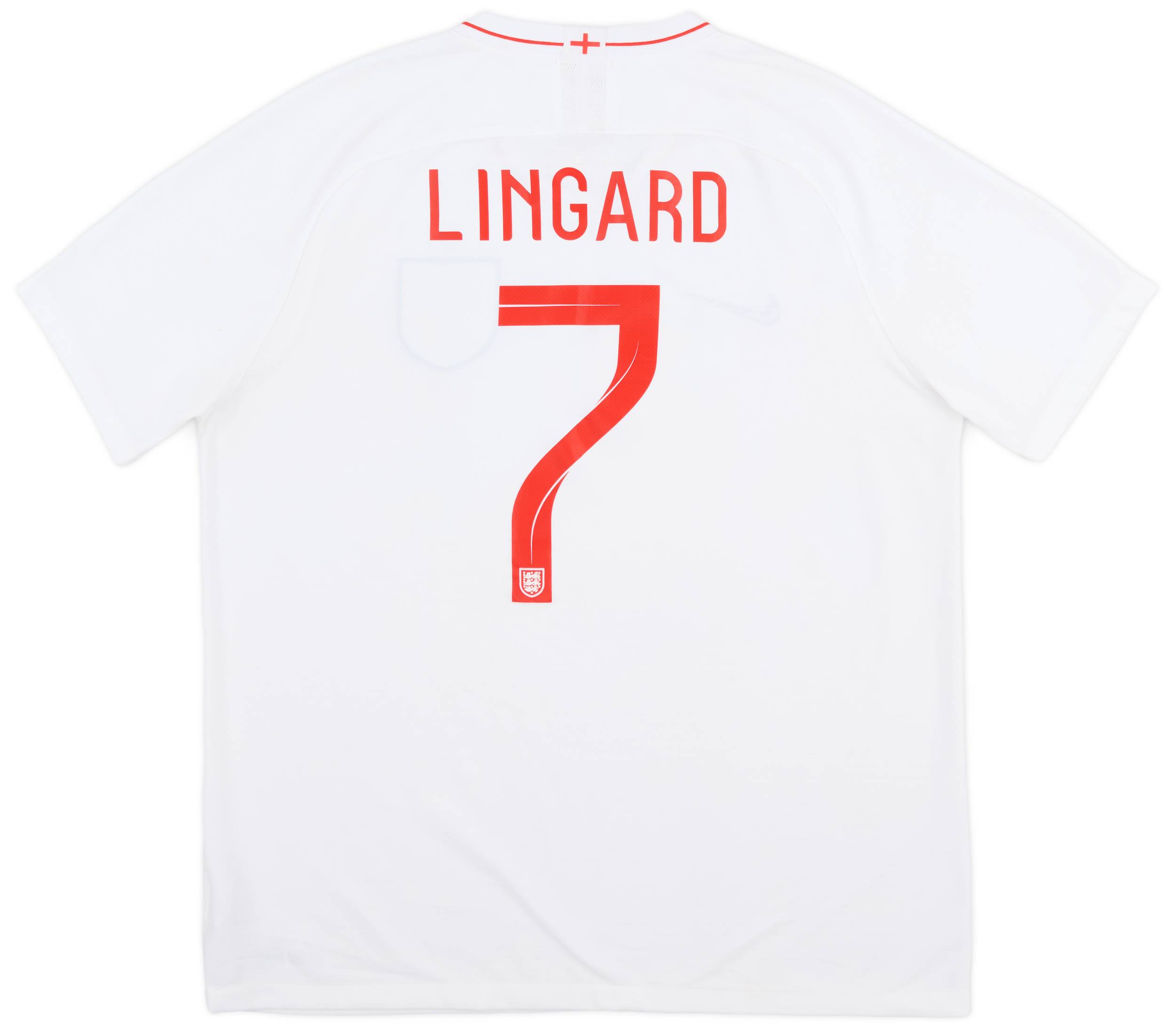 2018-19 England Home Shirt Lingard #7 - 8/10 - (XL)