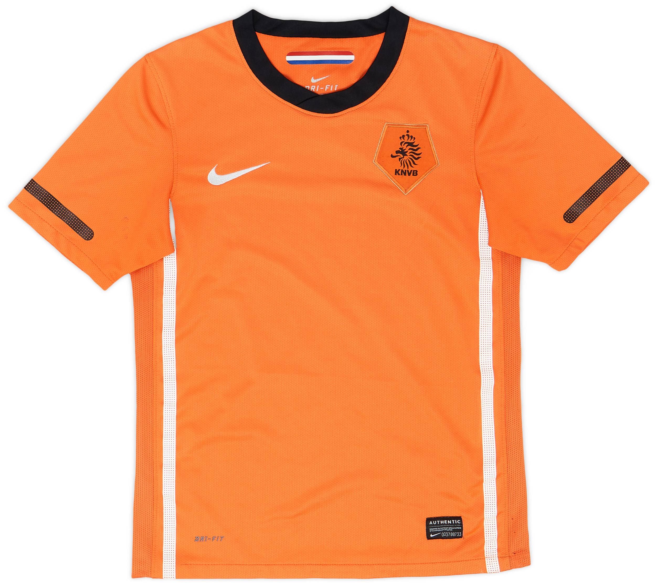 2010-11 Netherlands Home Shirt - 6/10 - (M.Boys)