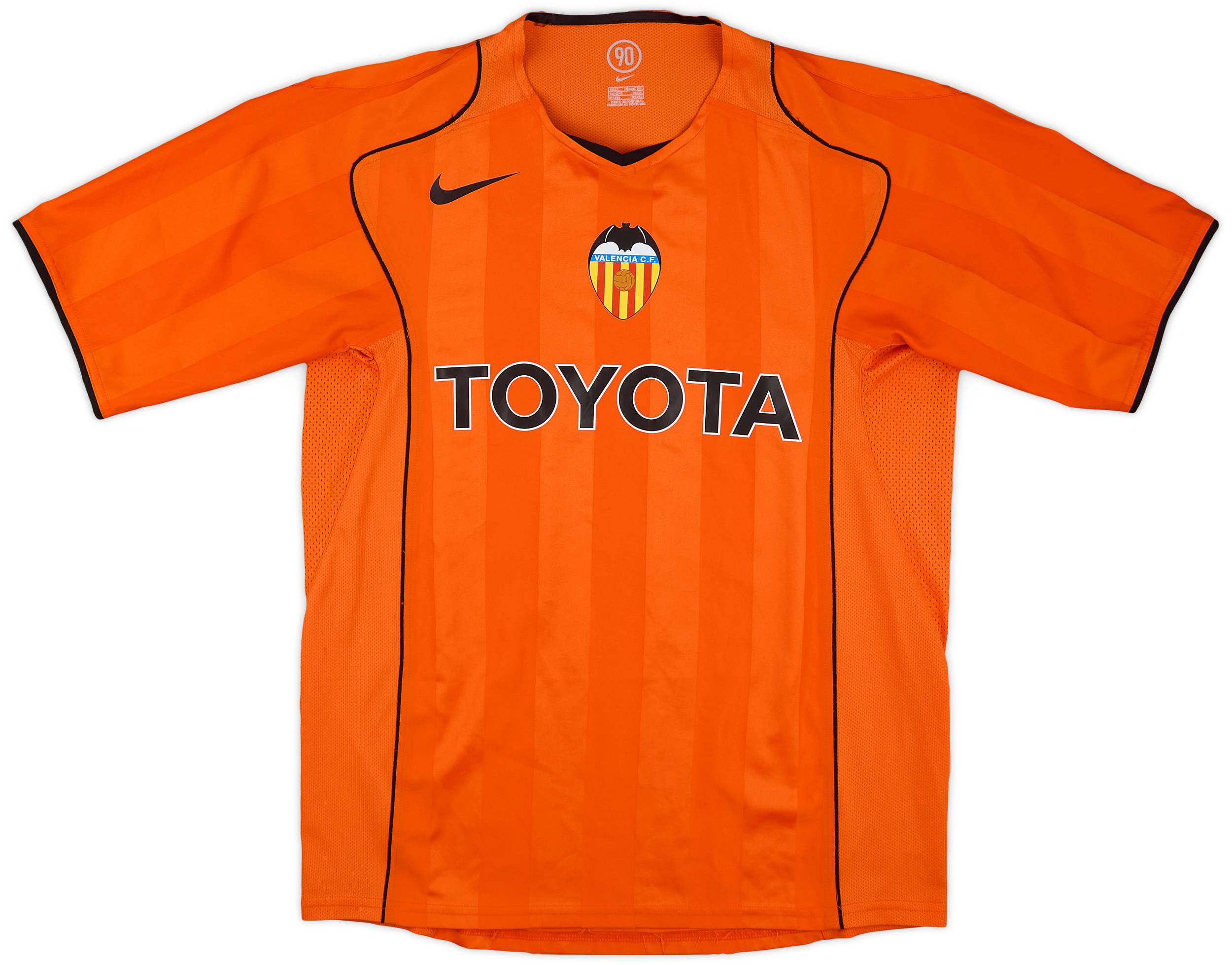 2004-05 Valencia Player Issue Away Shirt - 8/10 - (L)