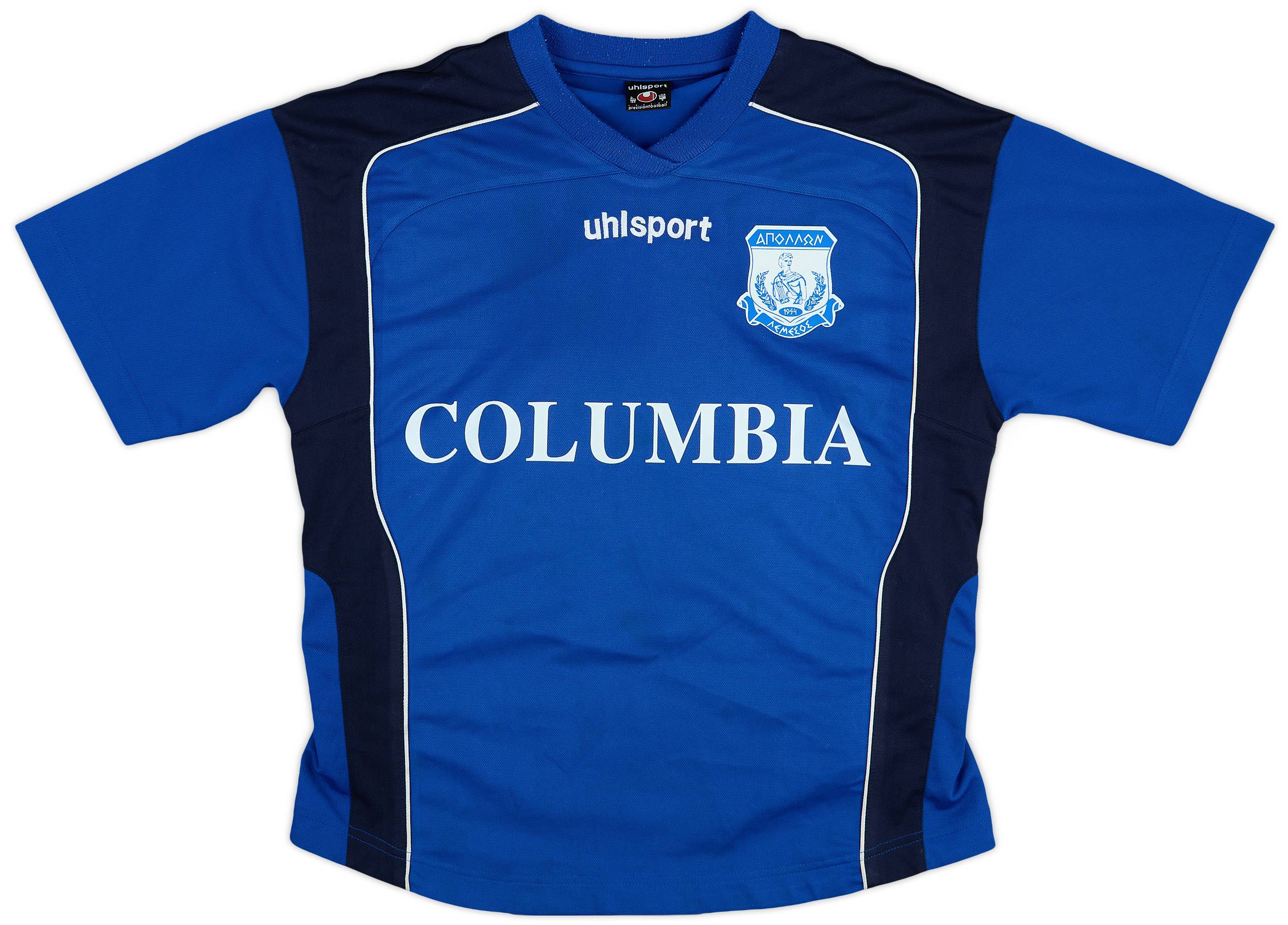 2003-04 Apollon Limassol Uhlsport Training Shirt - 9/10 - (XL.Boys)
