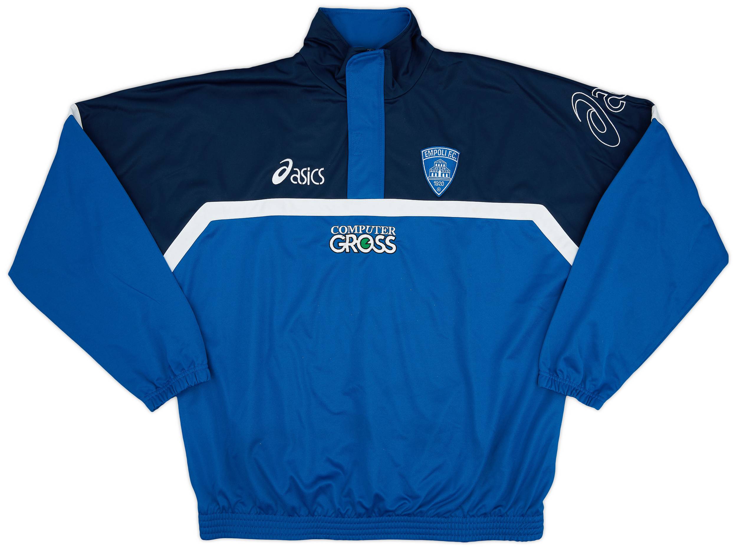 2004-05 Empoli Asics 1/4 Zip Drill Top - 9/10 - (XL)