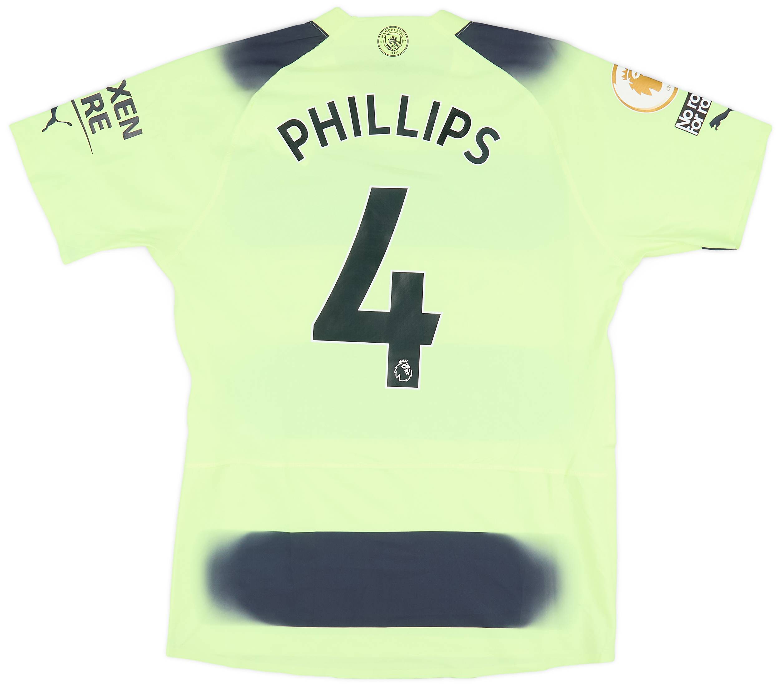 2022-23 Manchester City Match Issue Third Shirt Phillips #4