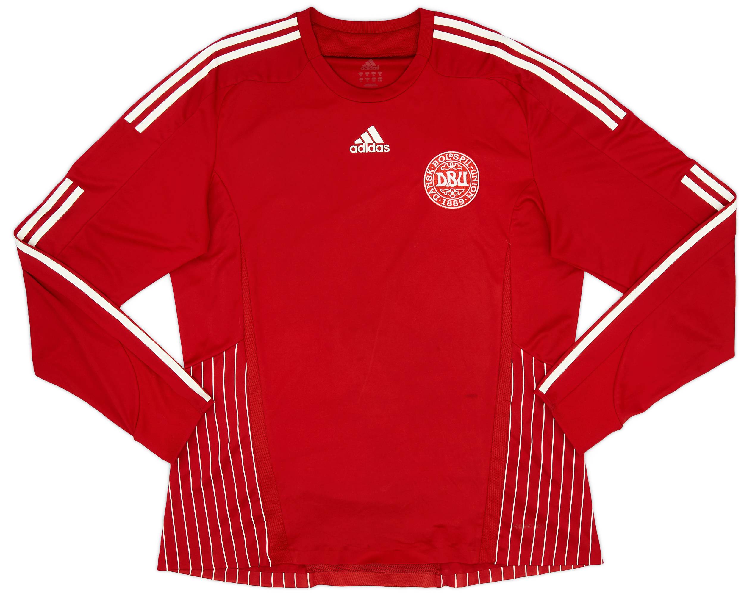 2007-10 Denmark Authentic Home L/S Shirt - 9/10 - (XL)