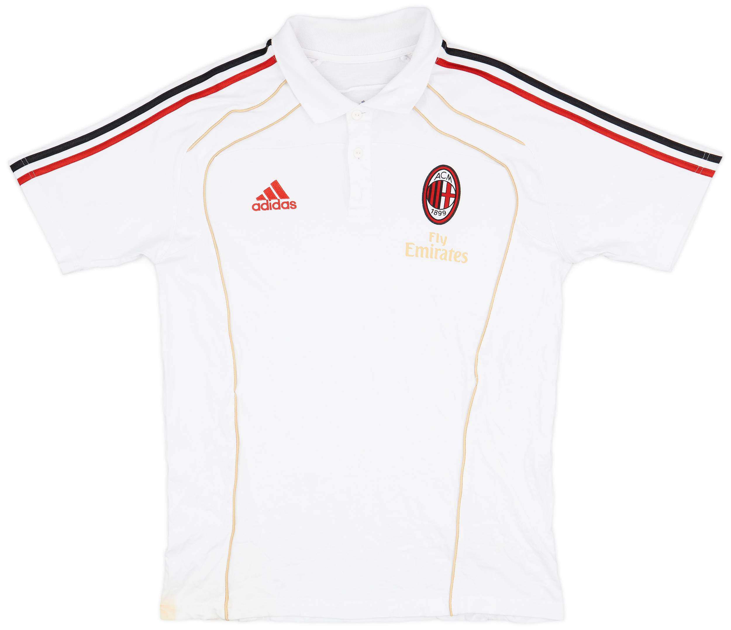 2010-11 AC Milan adidas Polo Shirt - 7/10 - (L)