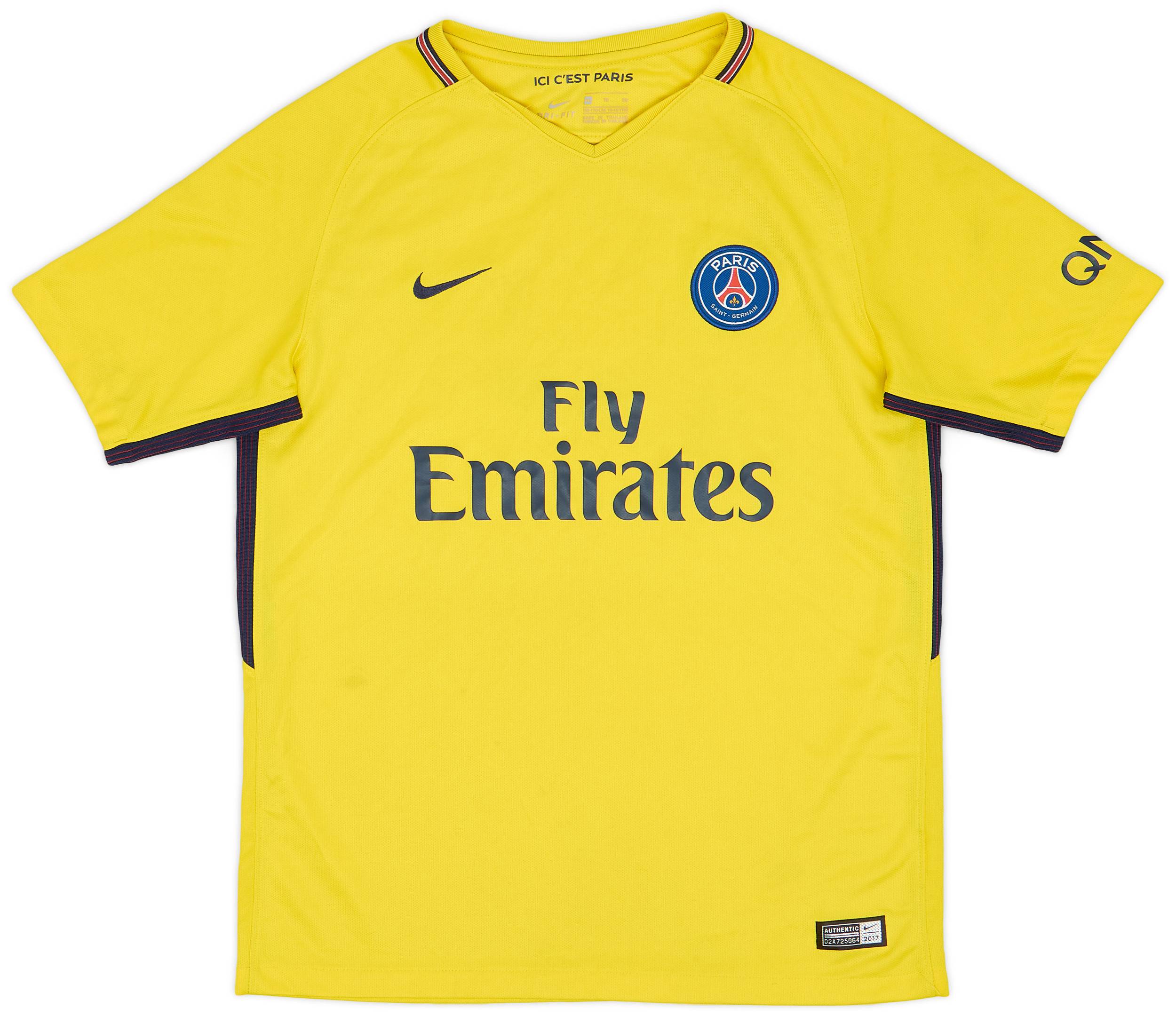 2017-18 Paris Saint-Germain Away Shirt - 7/10 - (XL.Boys)