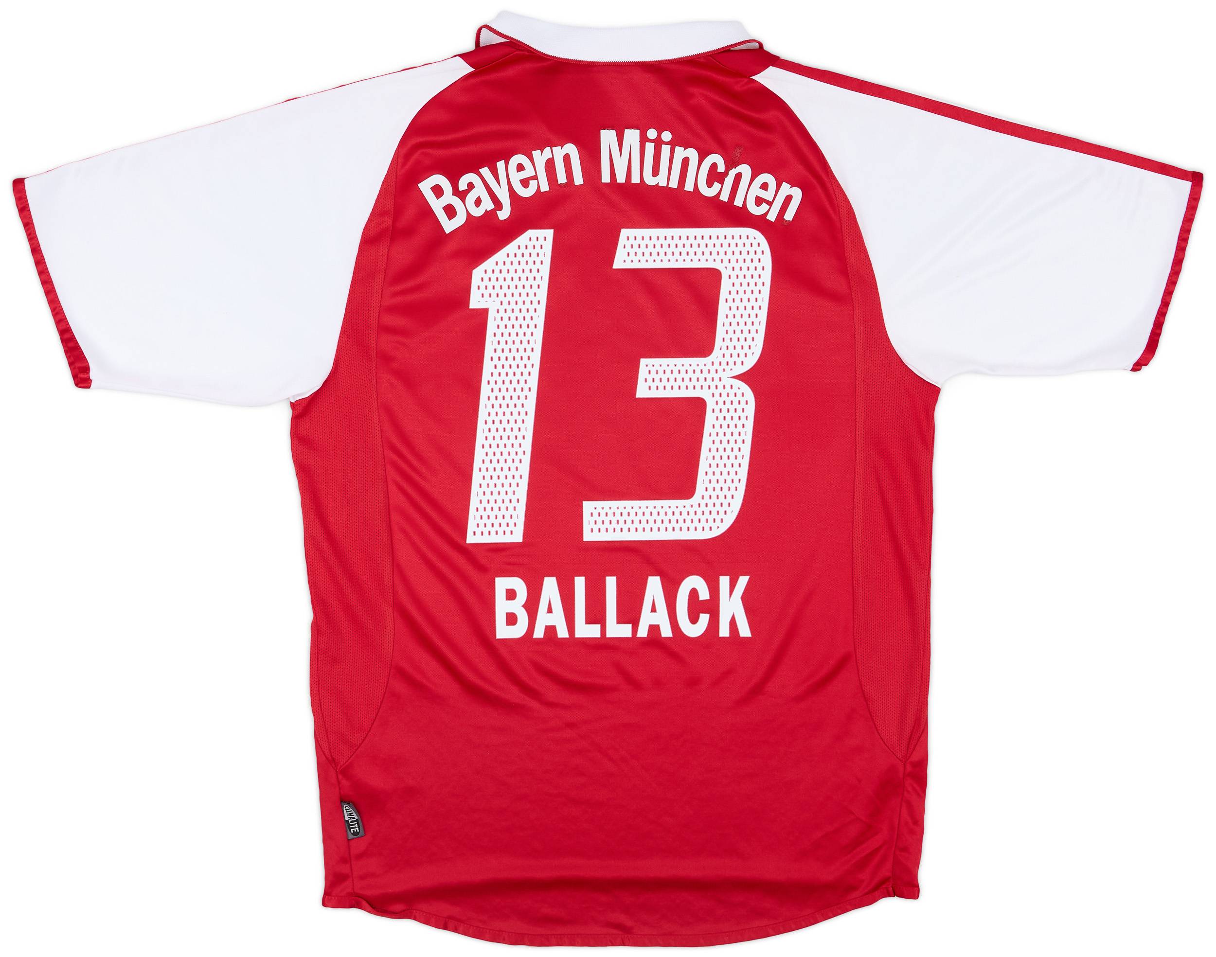 2003-04 Bayern Munich Home Shirt Ballack #13 - 7/10 - (M)