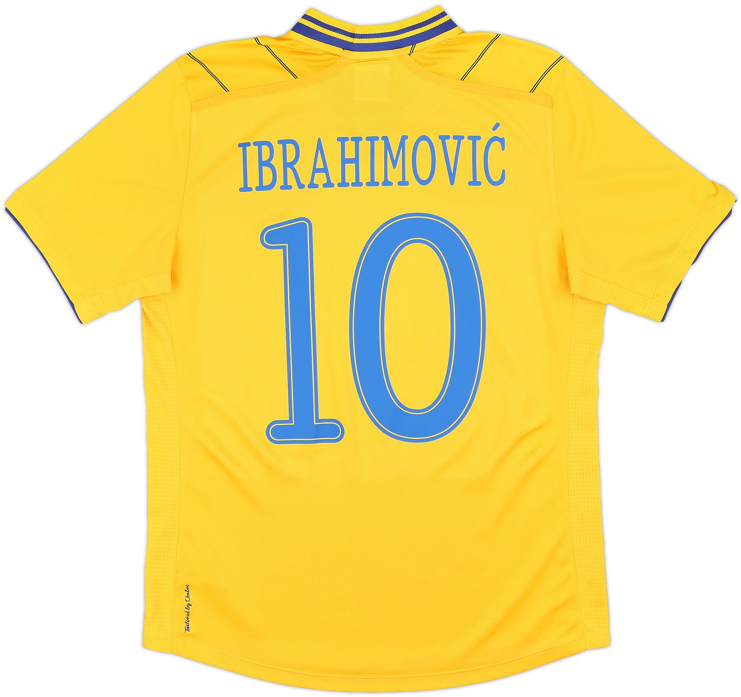 2012-13 Sweden Home Shirt Ibrahimovic #10 - 10/10 - (M)