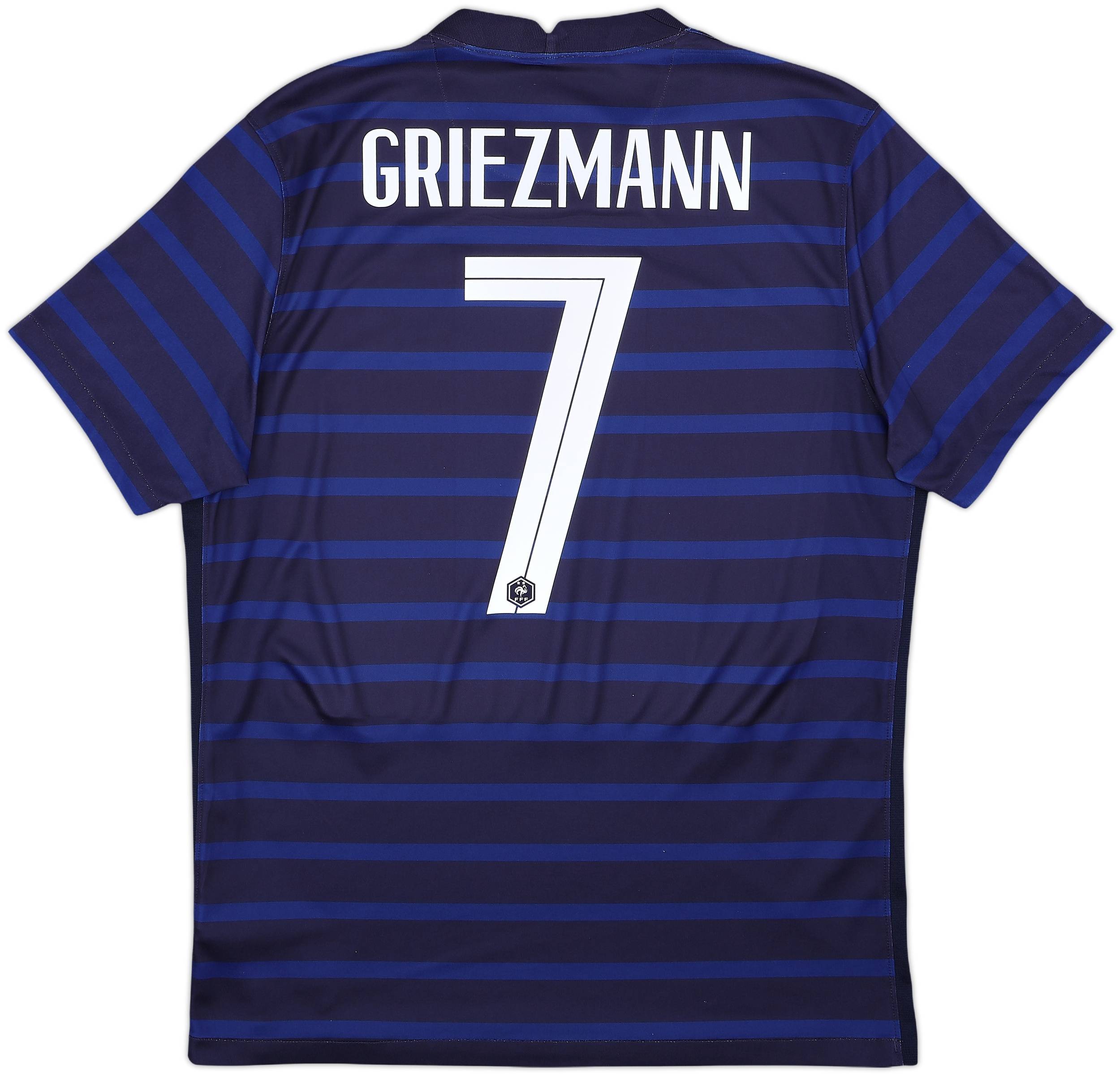 2020-21 France Home Shirt Griezmann #7 - 9/10 - (L)