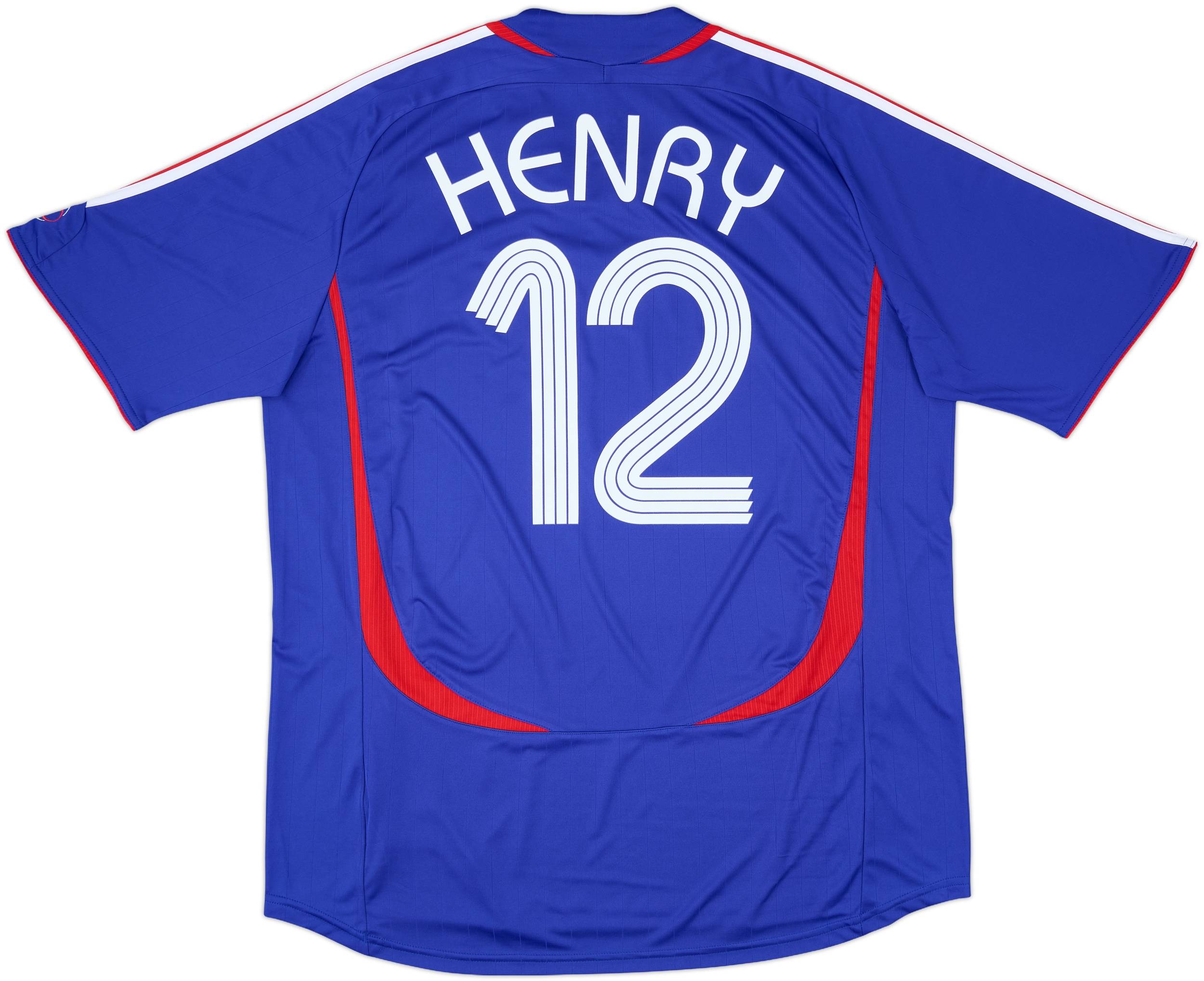 2007-08 France Home Shirt Henry #12 - 10/10 - (XL)