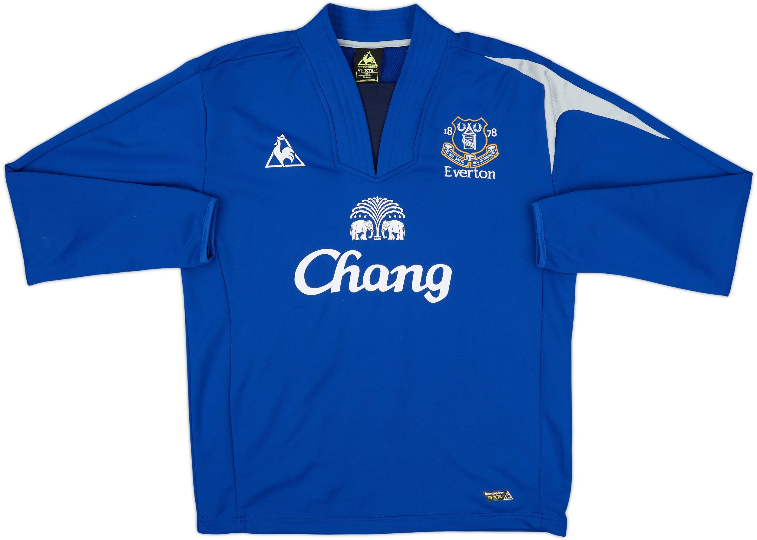 2009-10 Everton Le Coq Sportif Drill Top - 8/10 - (L)