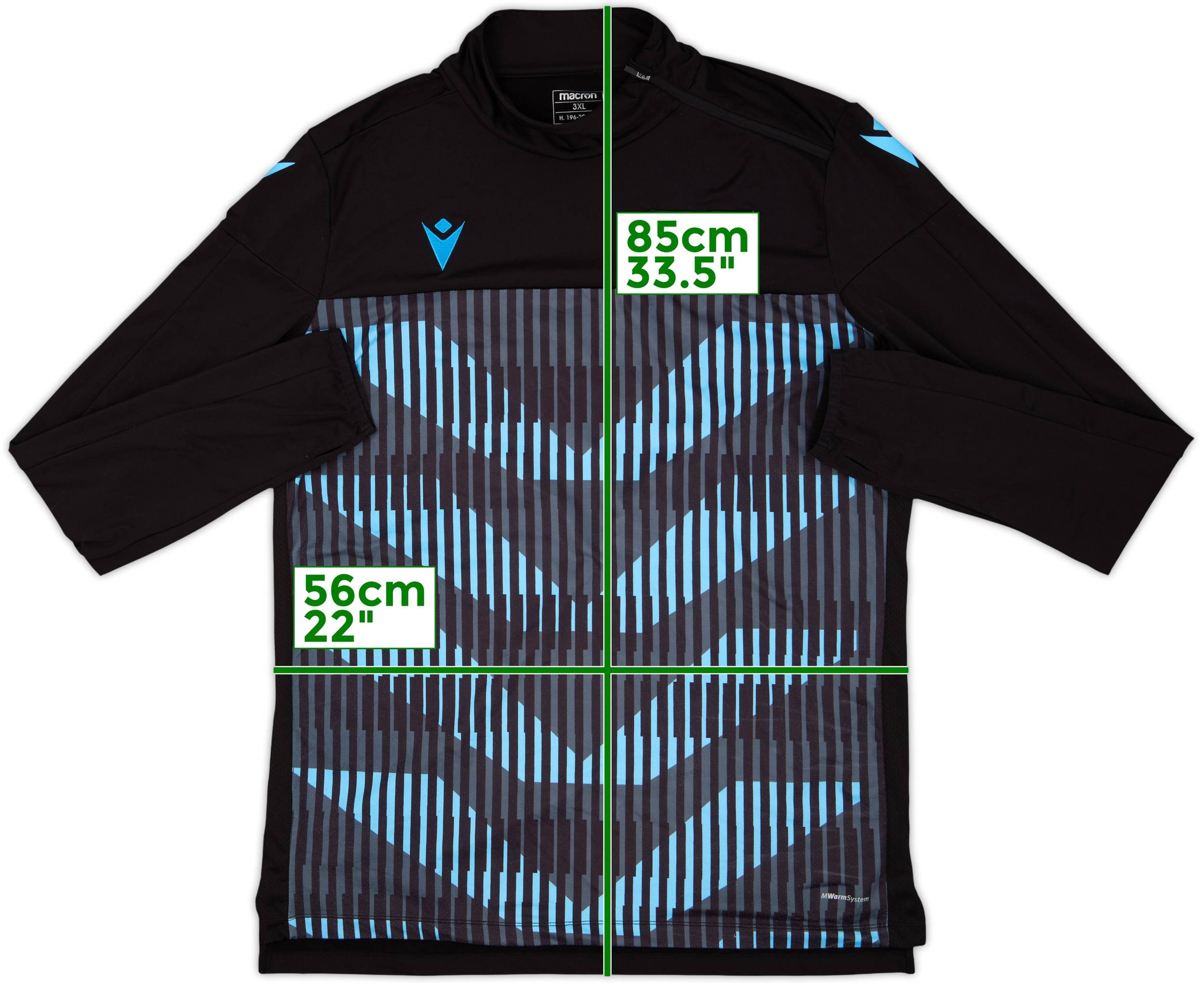 ラツィオ　トレーニングウェア　セットアップ　macron 2019-20 Lazio Macron Training Top - 7/10 - (3XL)