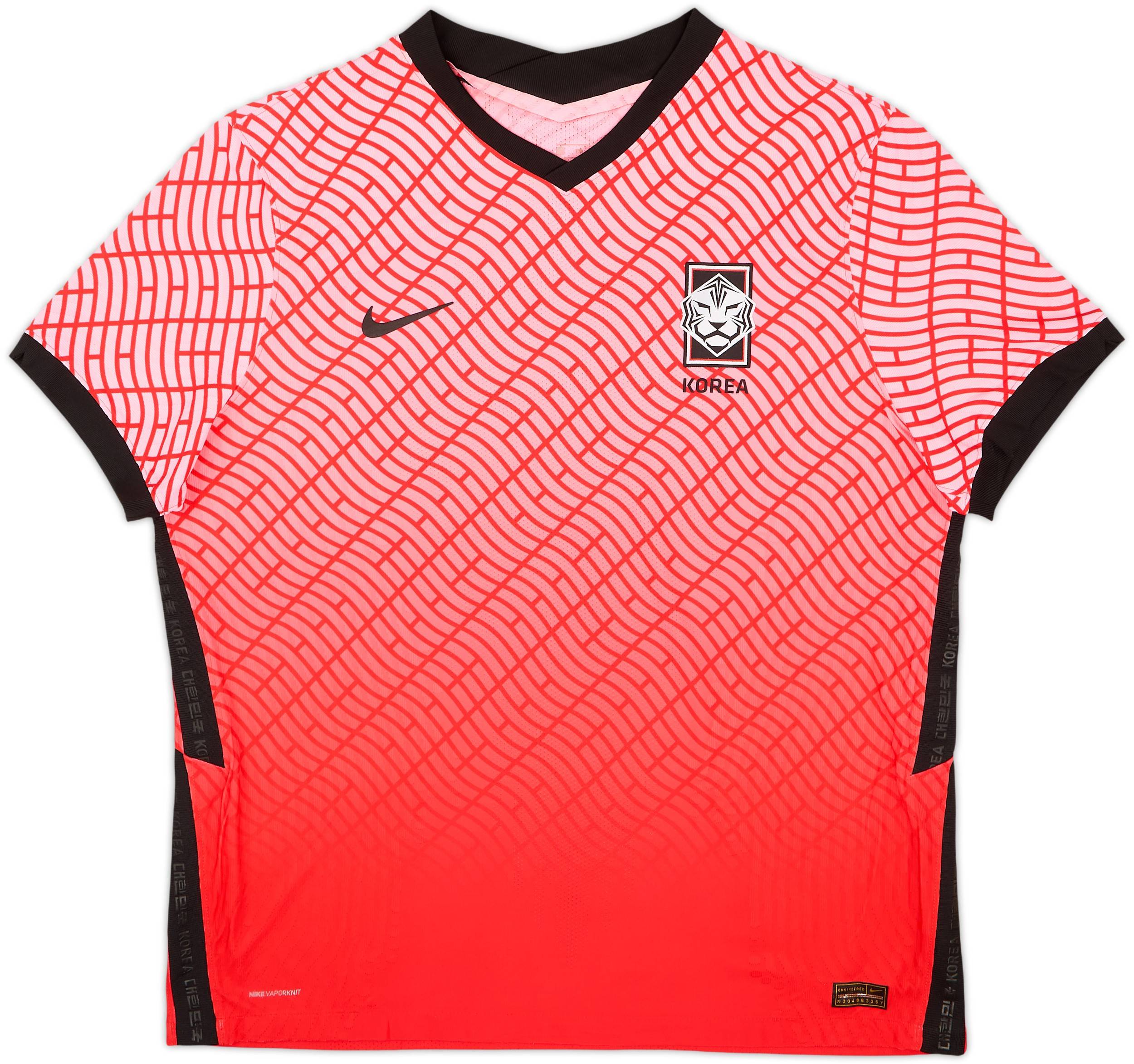 韓国代表ユニフォームセットXL 2020-21 South Korea Authentic Home Shirt - 8/10 - (XXL)