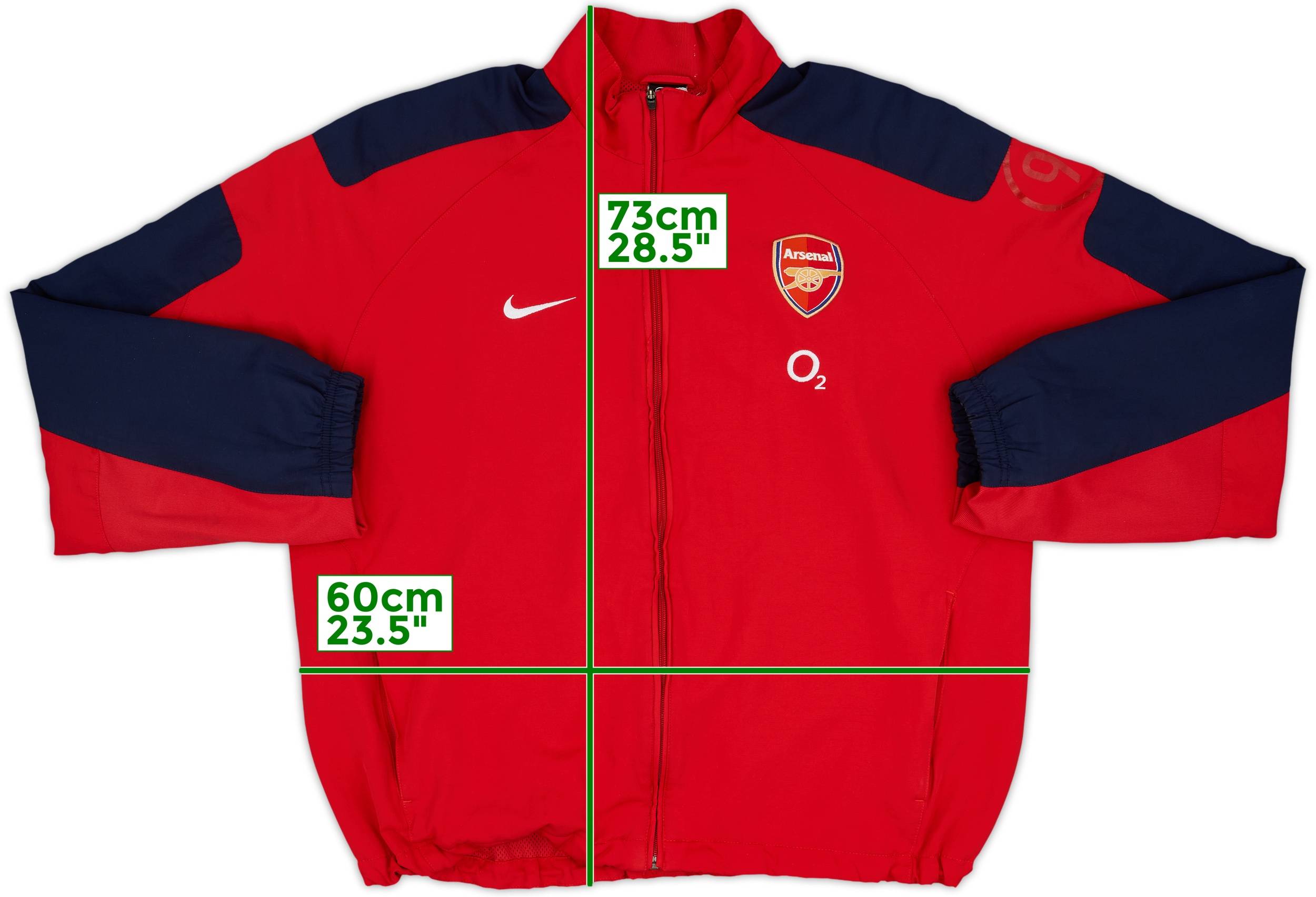2005-06 Arsenal Nike Track Jacket - 8/10 - (XL)