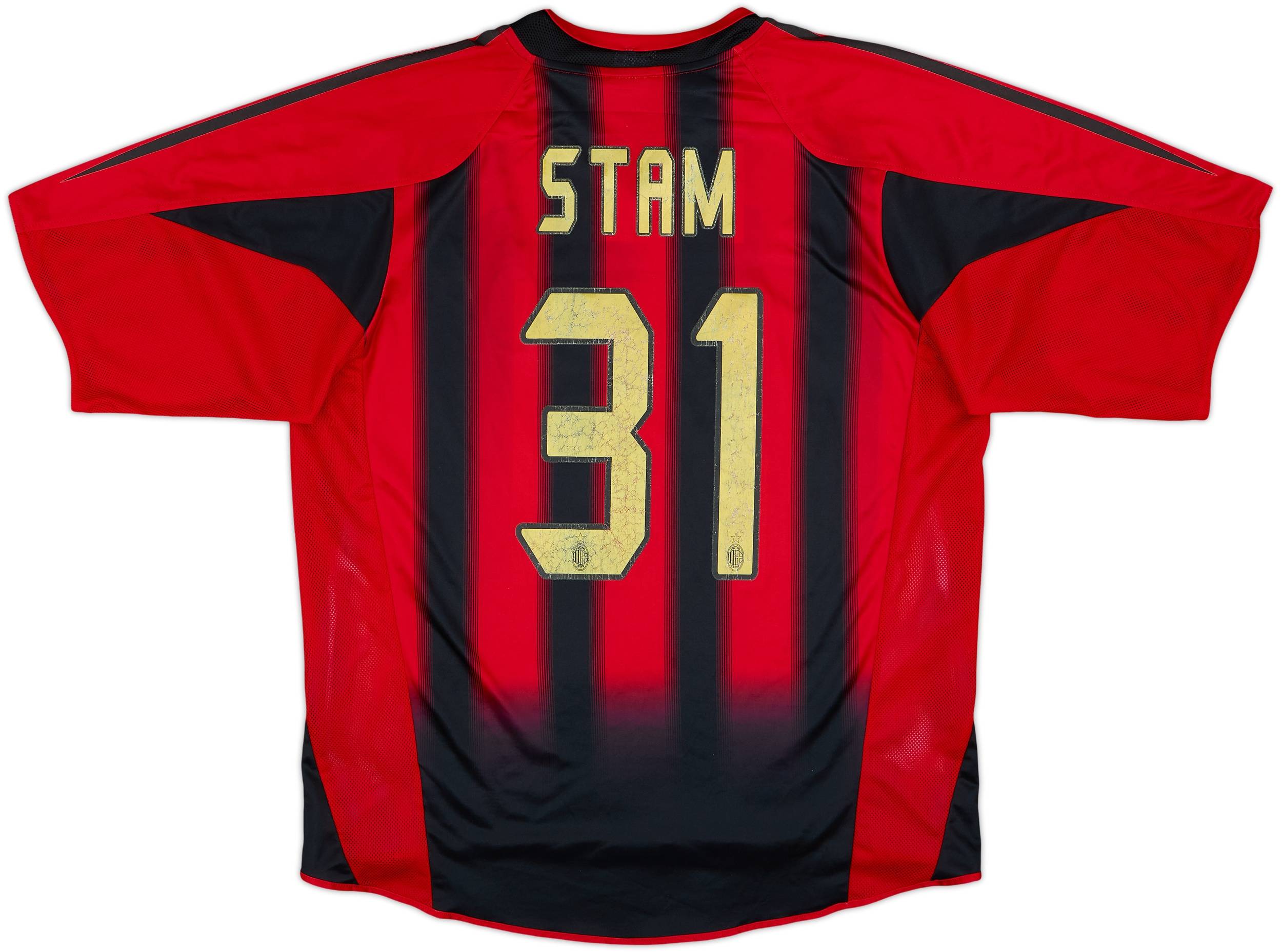 2004-05 AC Milan Home Shirt Stam #31 - 5/10 - (L)