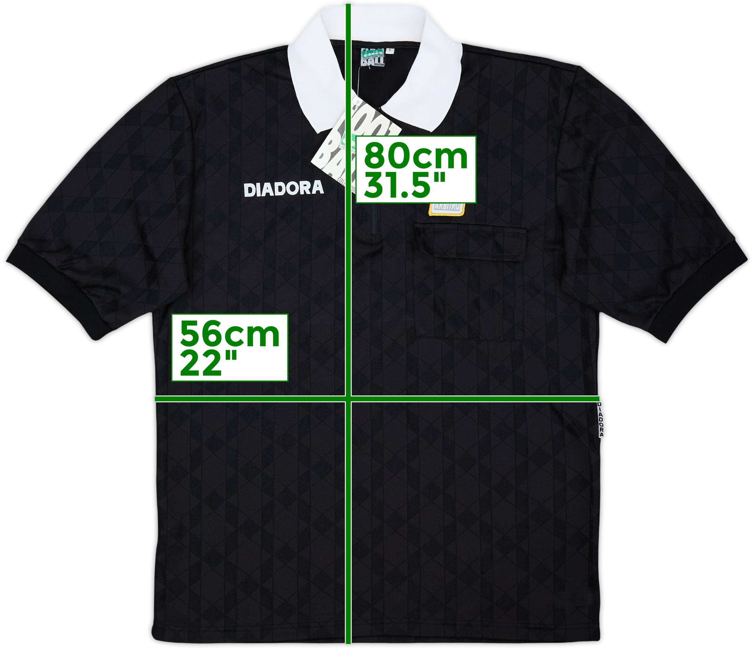 1990s Italy FIGC Diadora Referee Shirt (L)