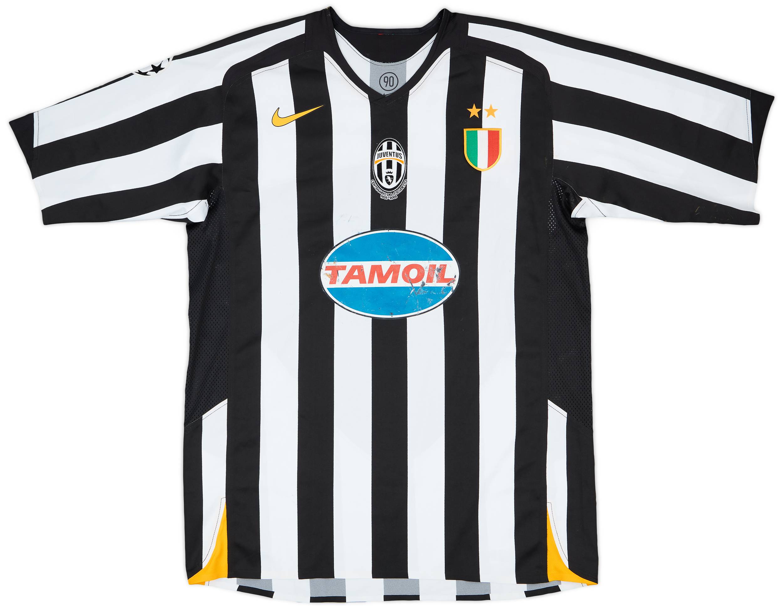 ユベントス 2005-06 ユニフォーム 2005-06 Juventus Match Issue Champions League Home Shirt Emerson #8