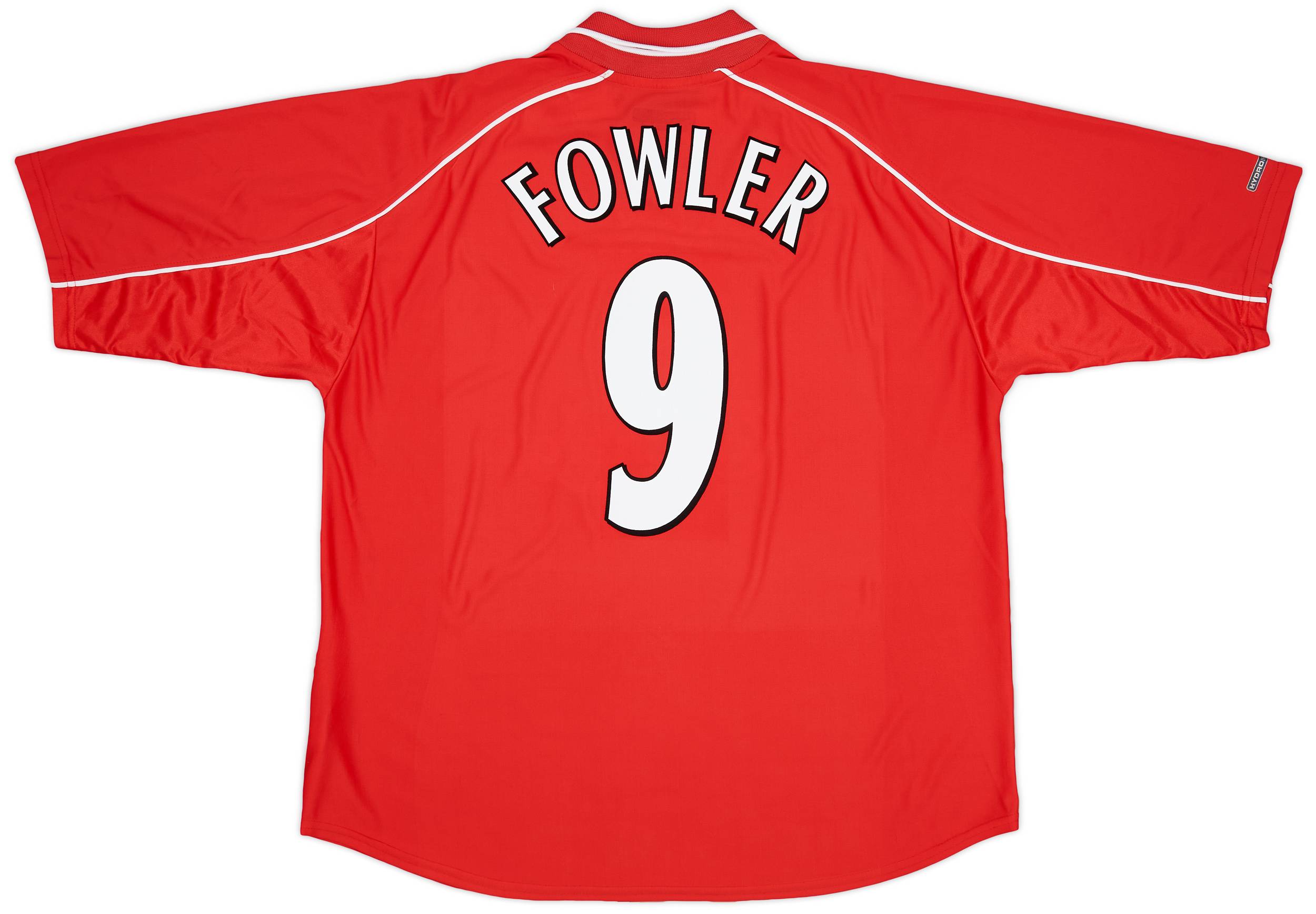 2000-02 Liverpool Home Shirt Fowler #9 - 8/10 - (XL)