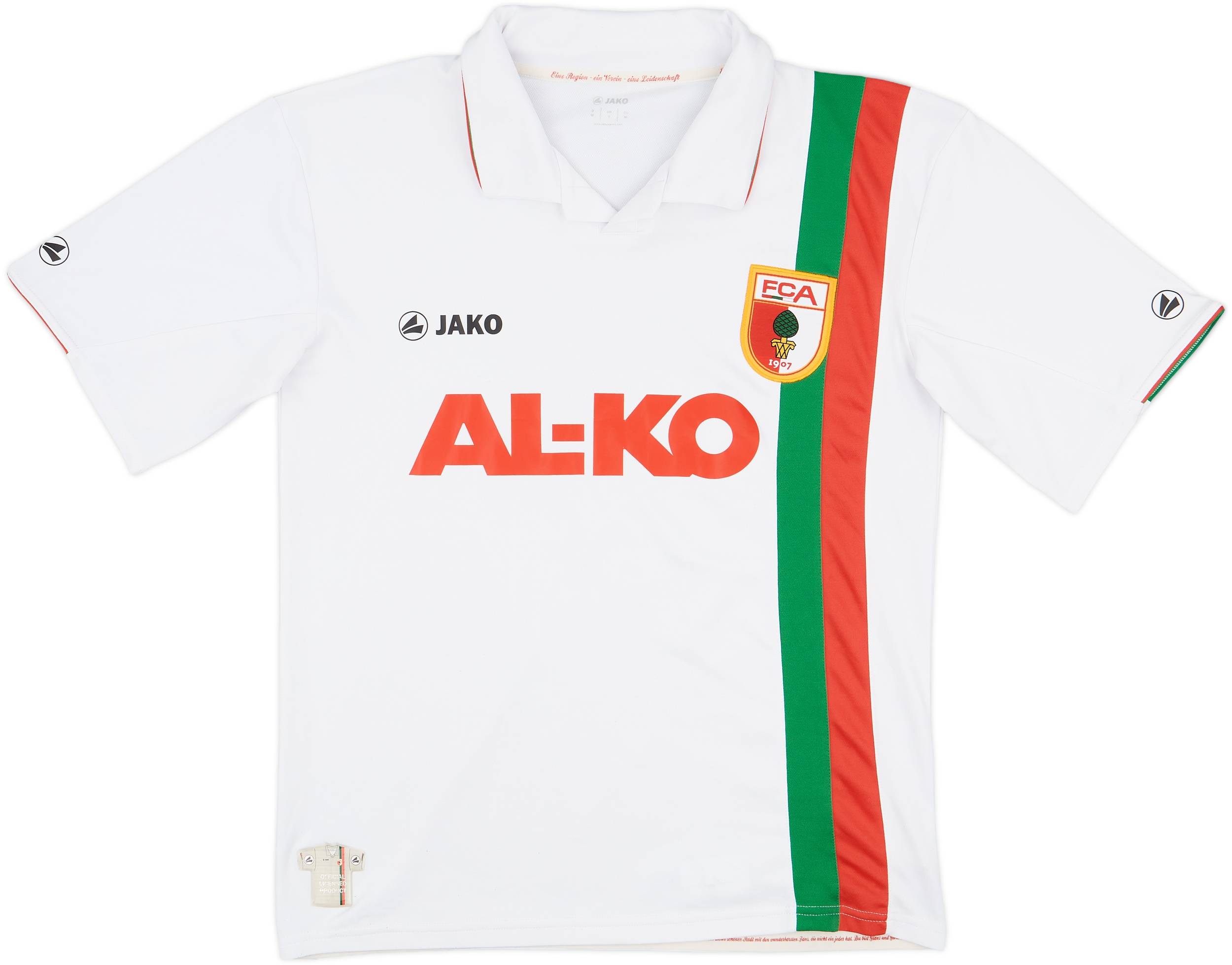 2011-12 Augsburg Home Shirt - 8/10 - (S)