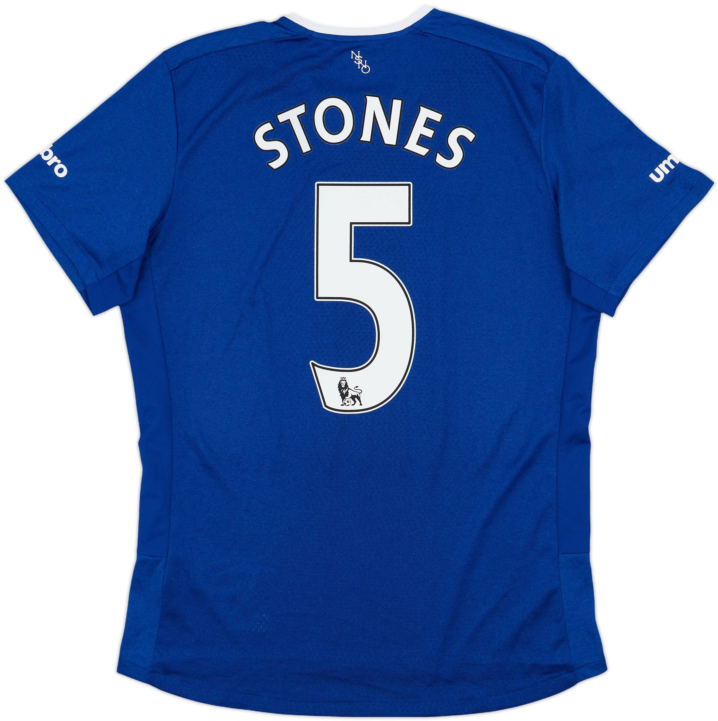2015-16 Everton Home Shirt Stones #5 - 9/10 - (L)