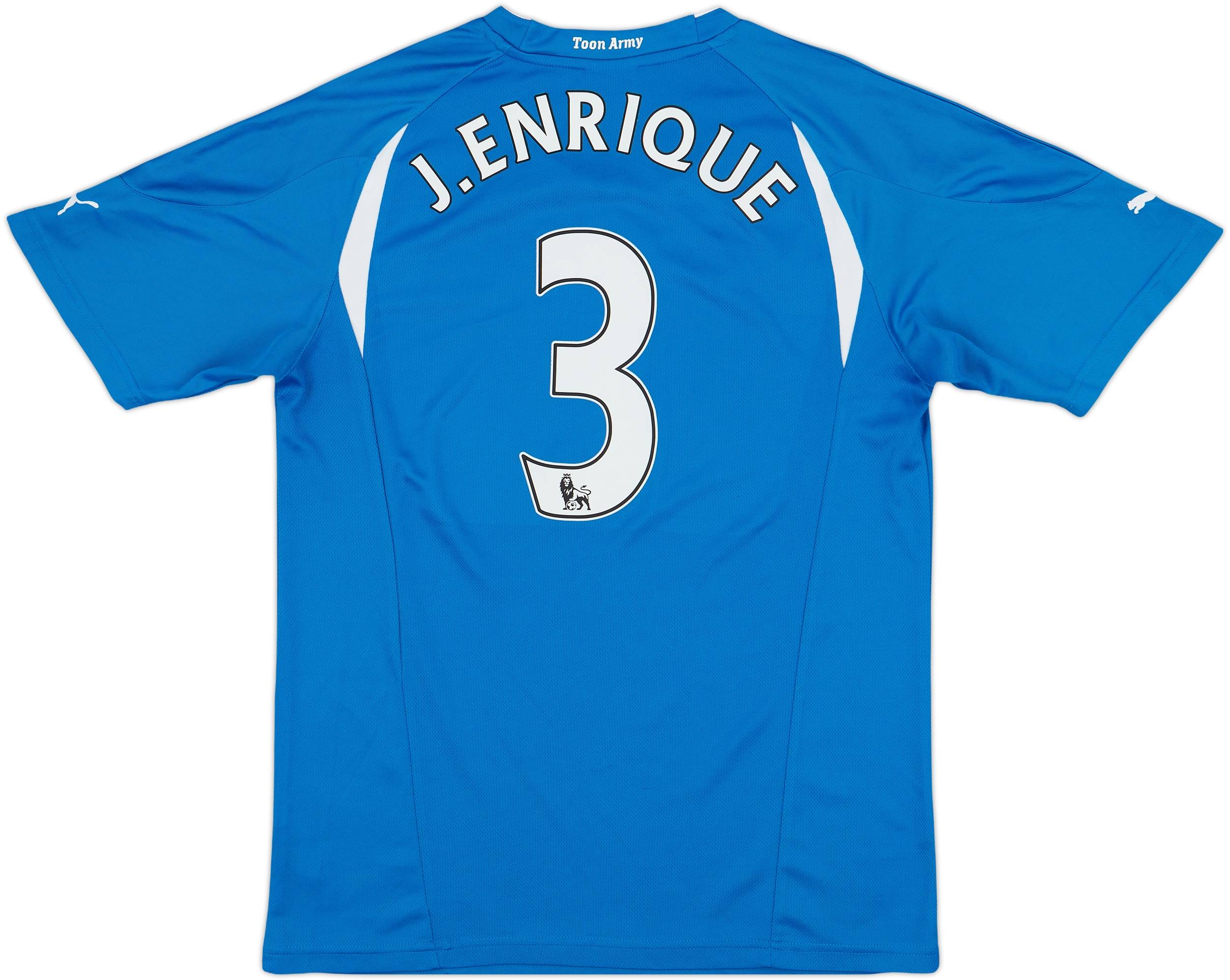 2010-11 Newcastle Away Shirt J. Enrique #3 - 8/10 - (M)