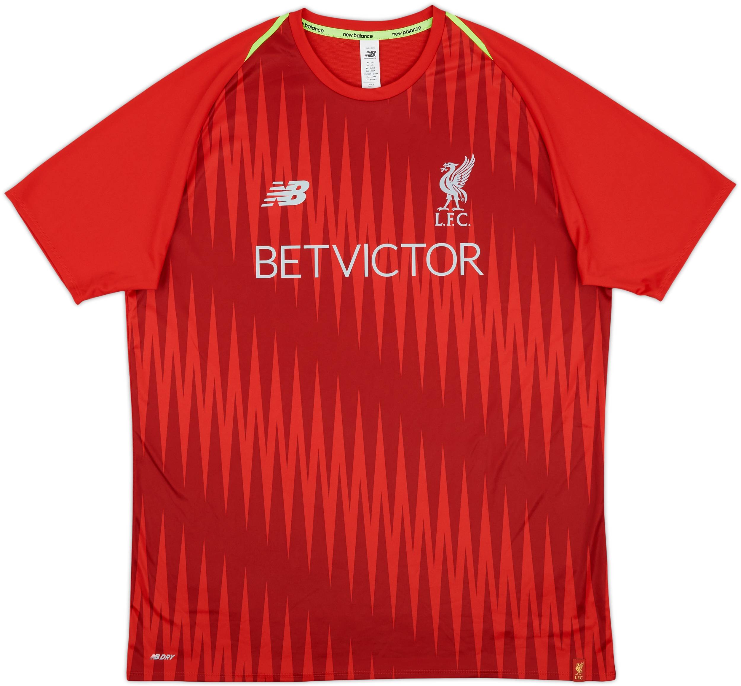 2018-19 Liverpool New Balance Training Shirt - 10/10 - (XL)