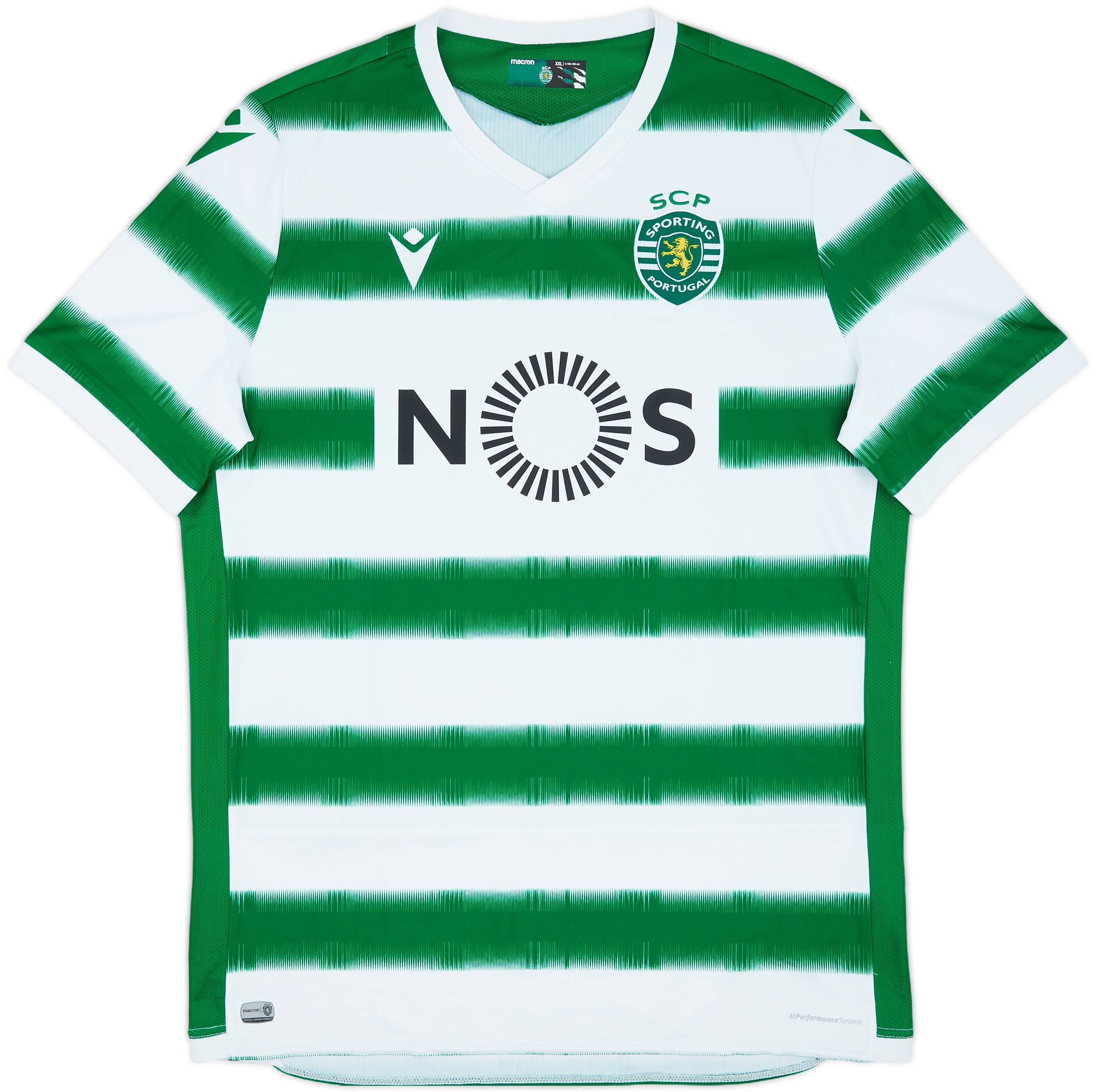 2020-21 Sporting Lisbon Home Shirt - 8/10 - (XXL)