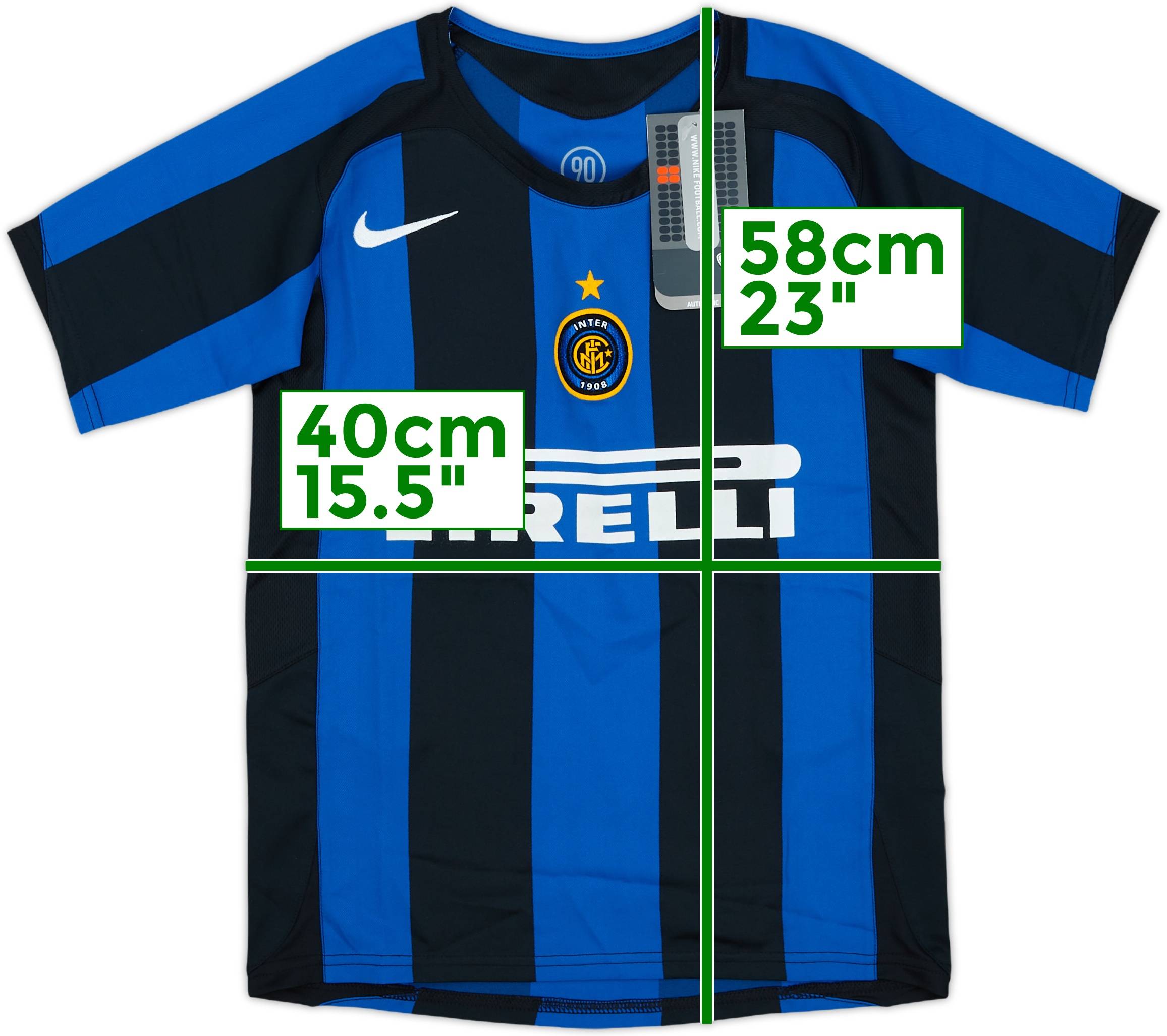 2004-05 Inter Milan Home Shirt (S.Boys)