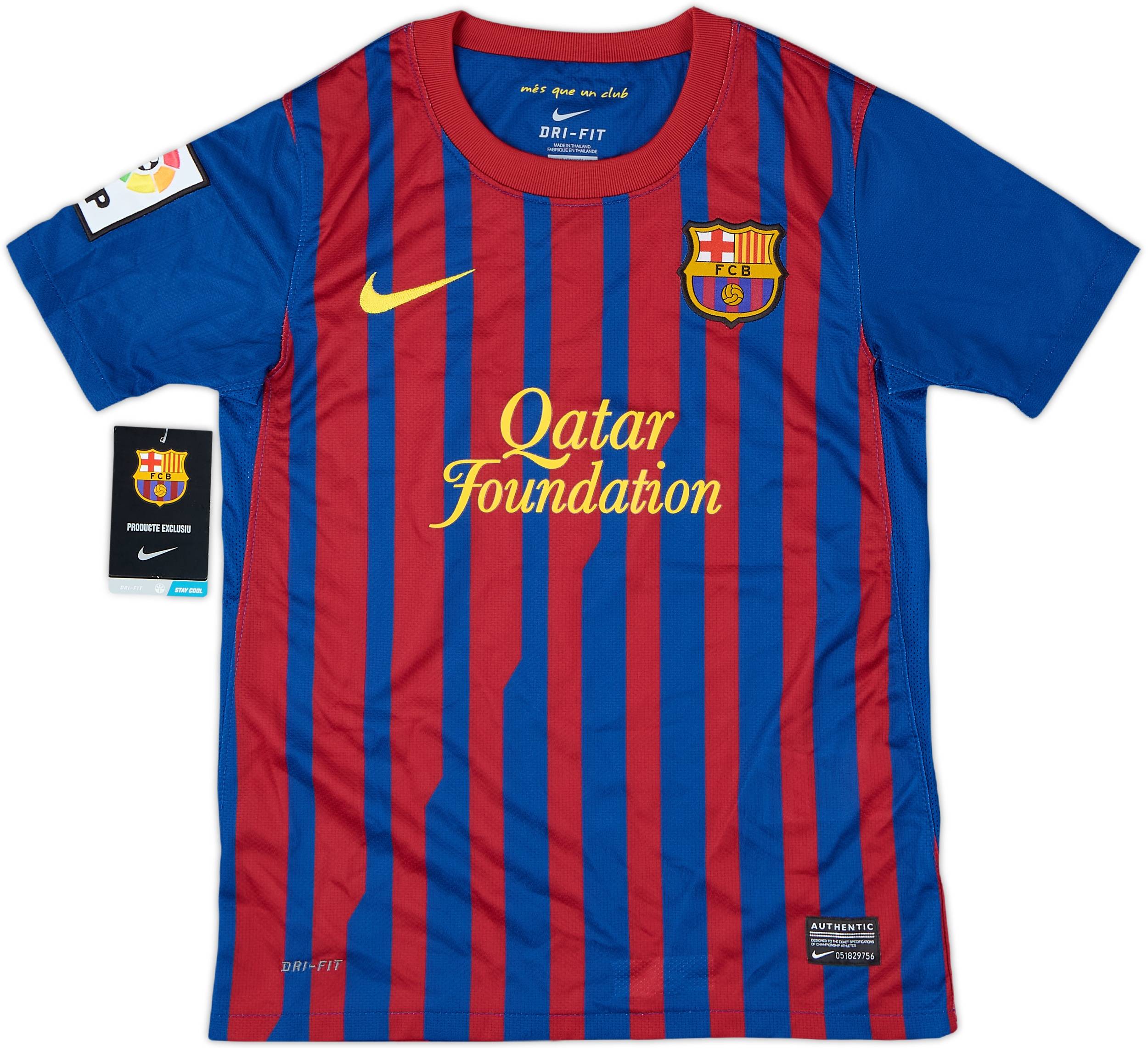 2011-12 Barcelona Home Shirt (S.Boys)