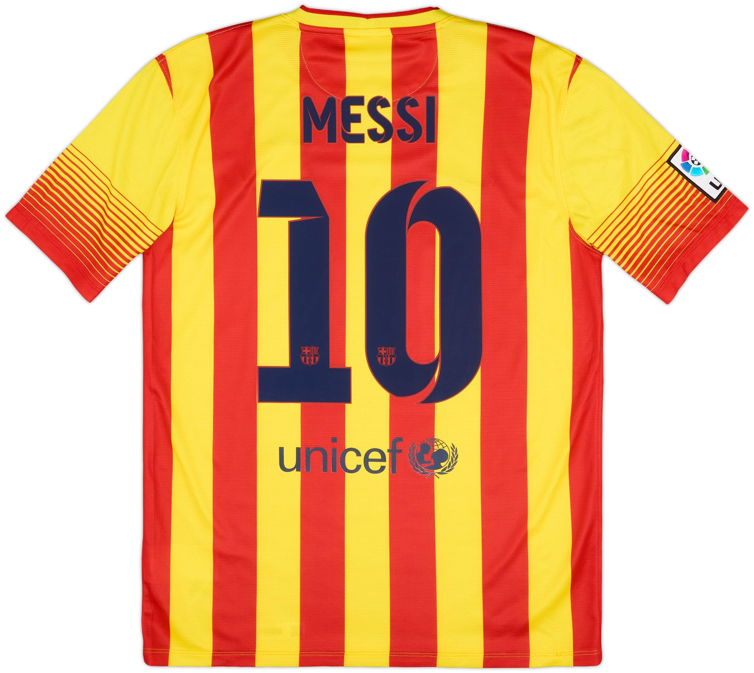 FC Barcelona Messi 10番シャツ FC Barcelona Messi Number 10 Official Adult Soccer Signature