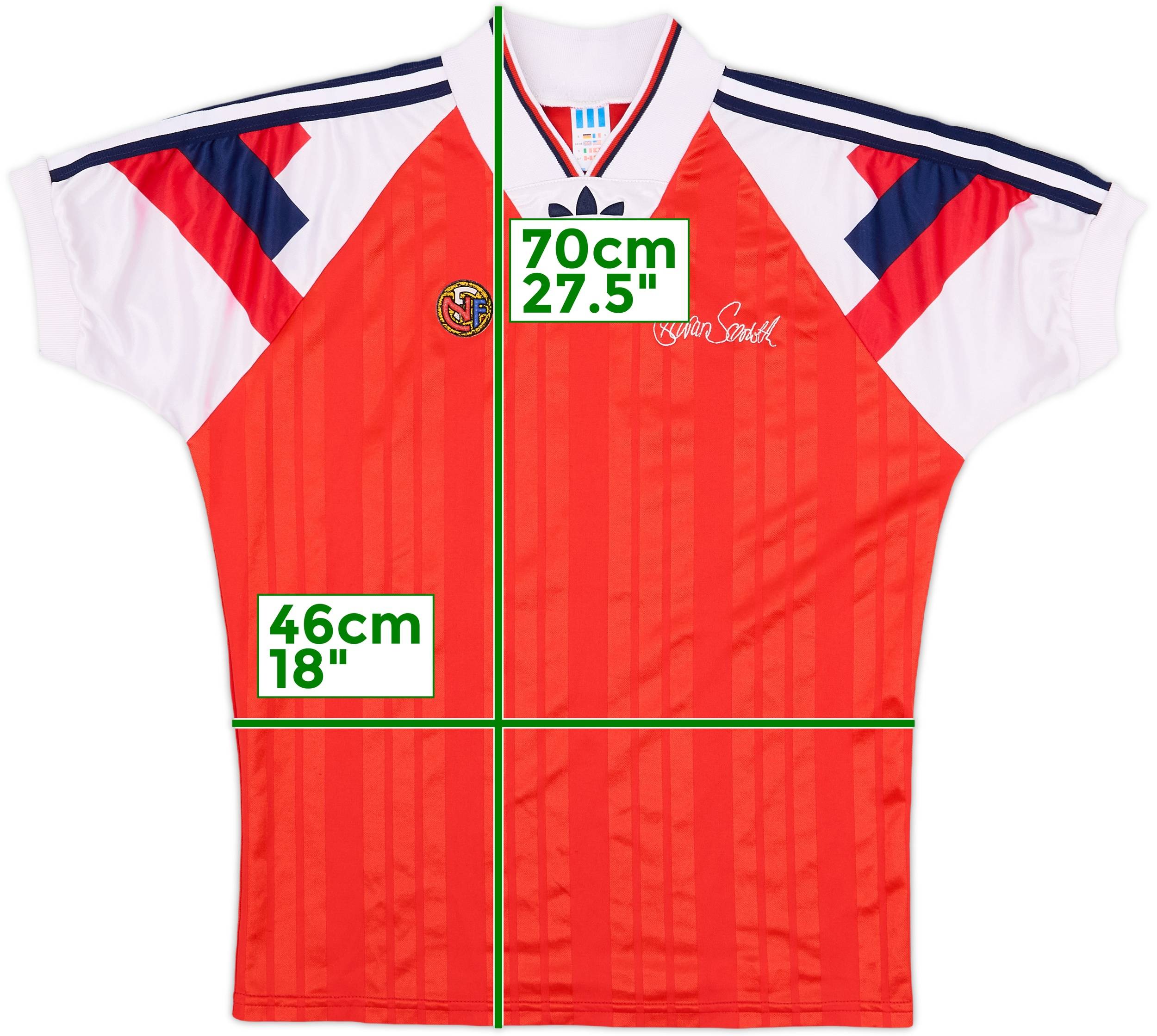 1992-94 Norway 'Goran Sørloth' Home Shirt #10 - 6/10 - (S)