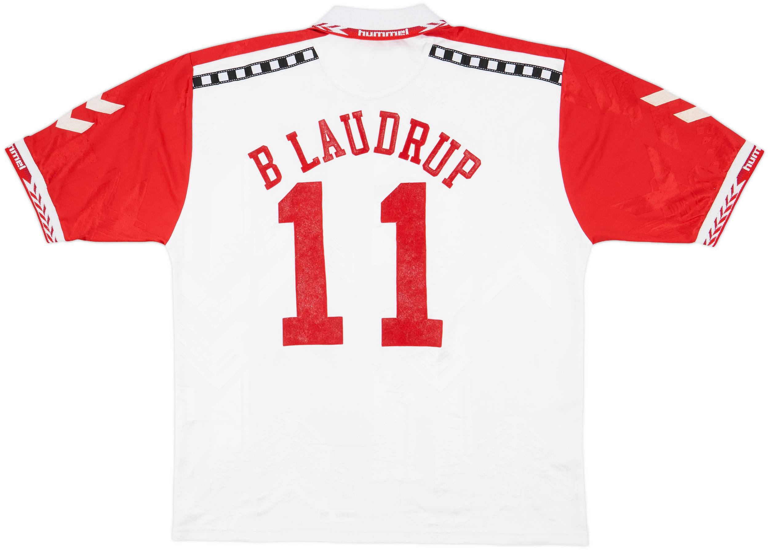 1996-97 Denmark Away Shirt B Laudrup #11 - 8/10 - (XXL)