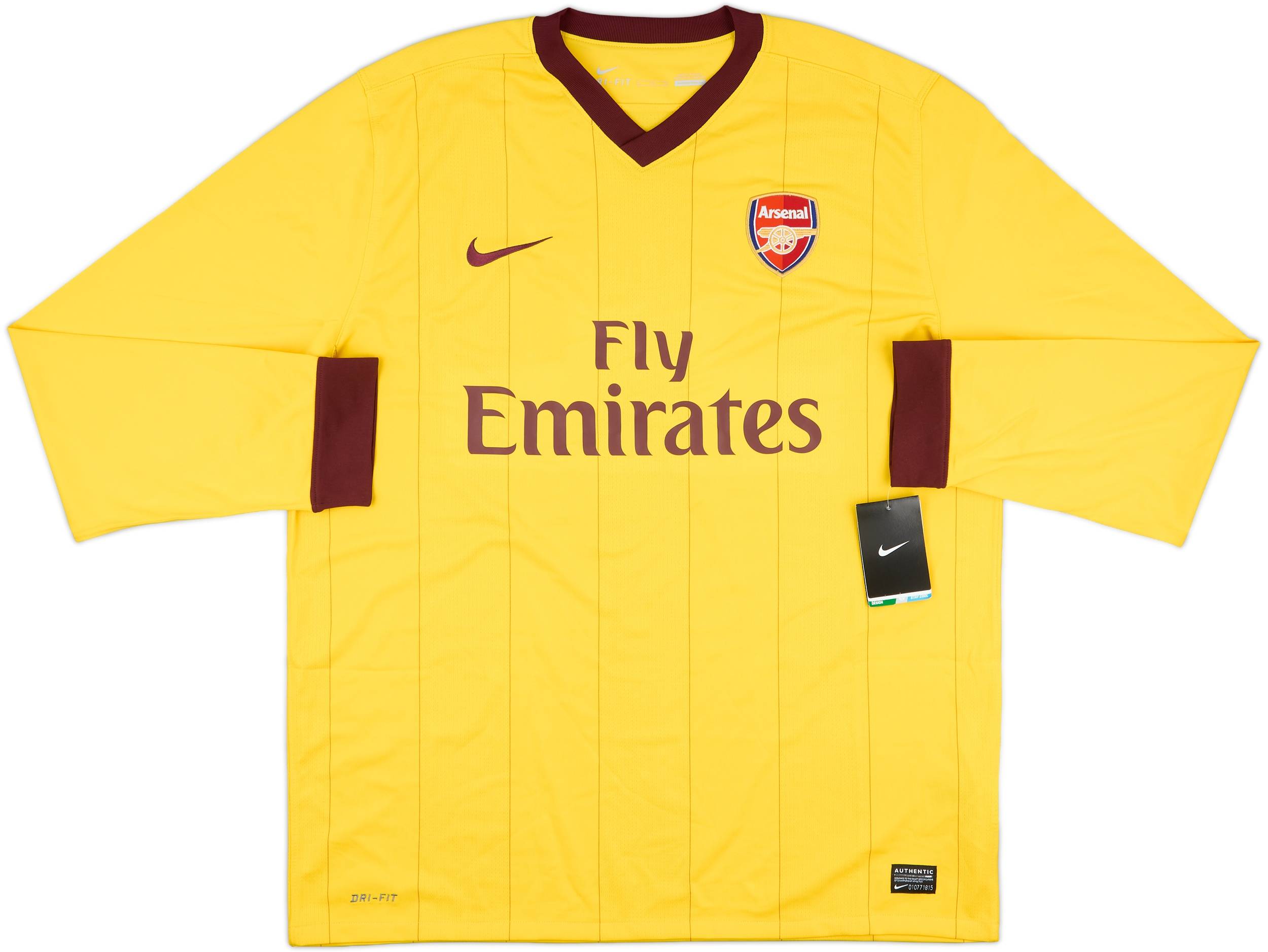 2010-13 Arsenal Away L/S Shirt Fabregas #4 (XL)