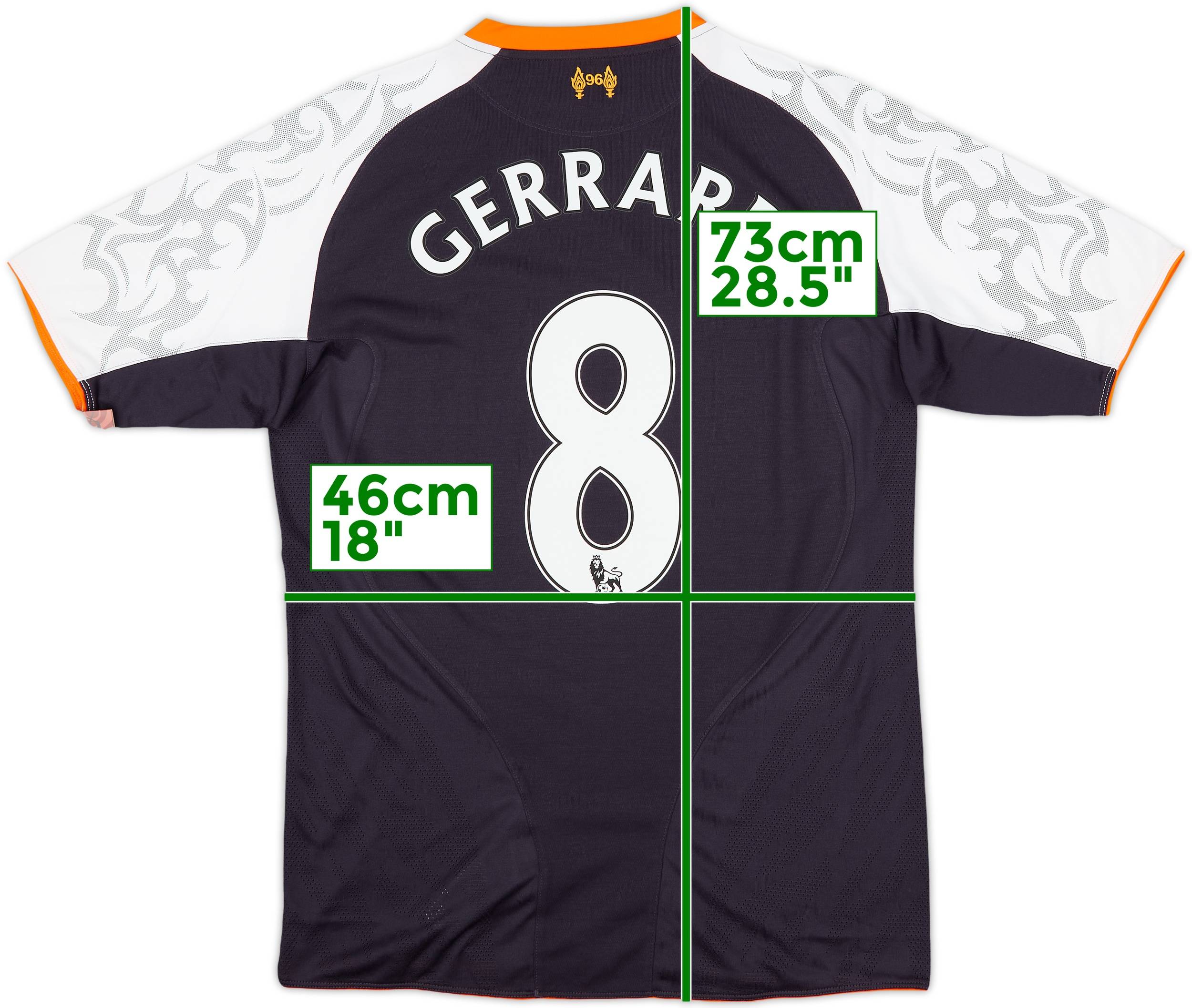 2012-13 Liverpool Third Shirt Gerrard #8 (S)