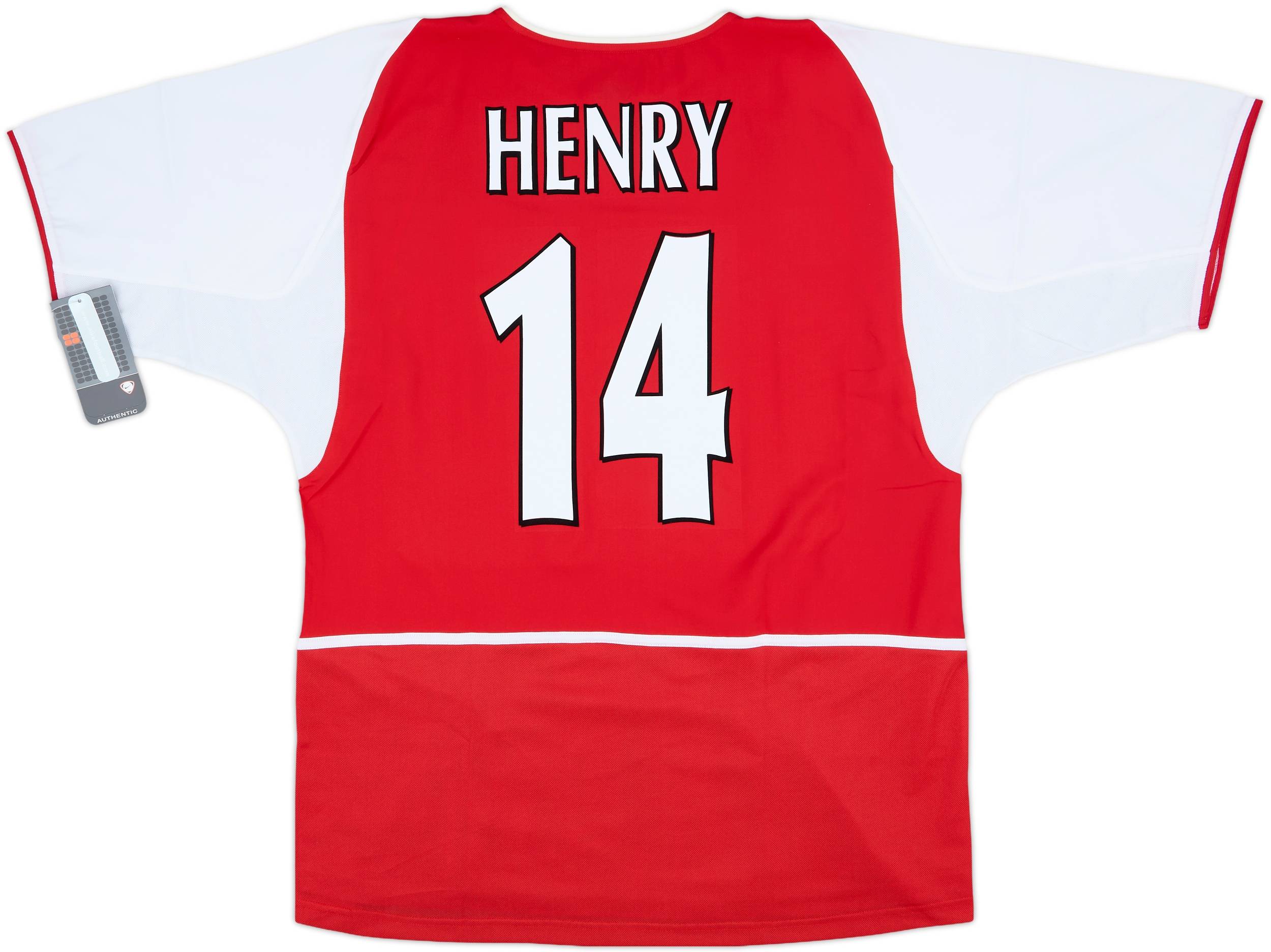03/04 アーセナル ホーム　No.14 HENRY 2002-04 Arsenal Home Shirt Henry #14 (L)