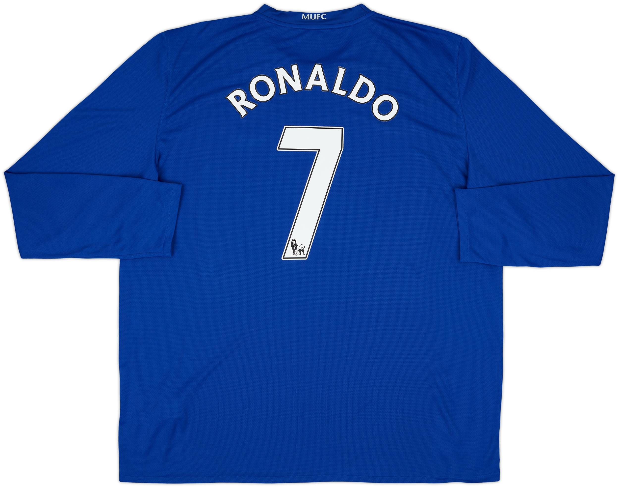 土日価格‼️07-09Manchester United Ronaldo 7 M 2008-09 Manchester United Third L/S Shirt Ronaldo #7 (XXL)