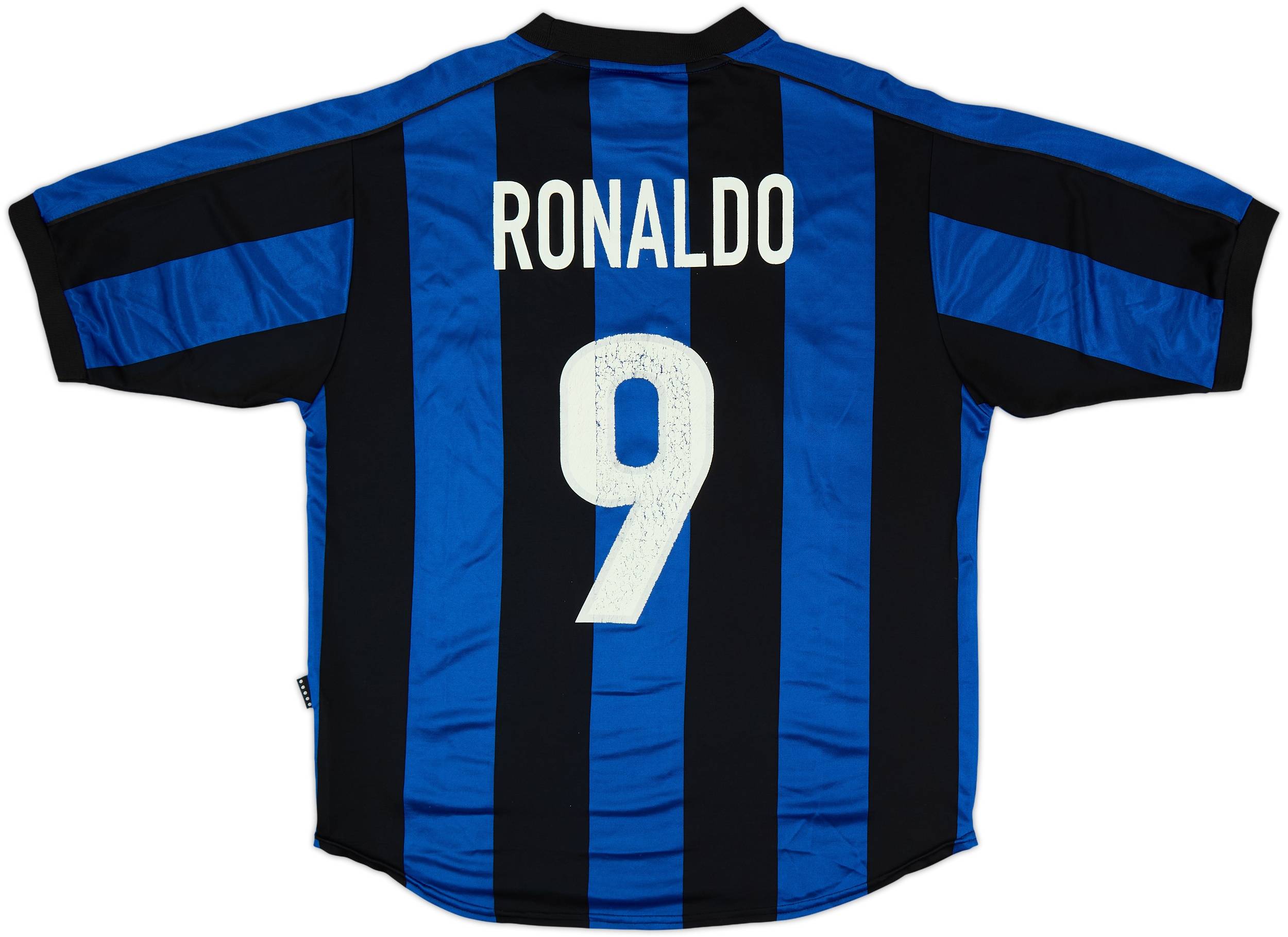 1999-00 Inter Milan Home Shirt Ronaldo #9 - 6/10 - (L)