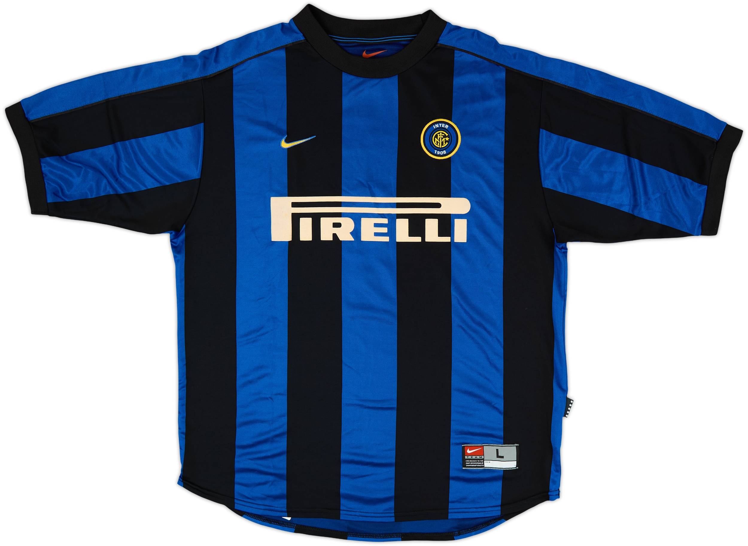 1999-00 Inter Milan Home Shirt Ronaldo #9 - 6/10 - (L)