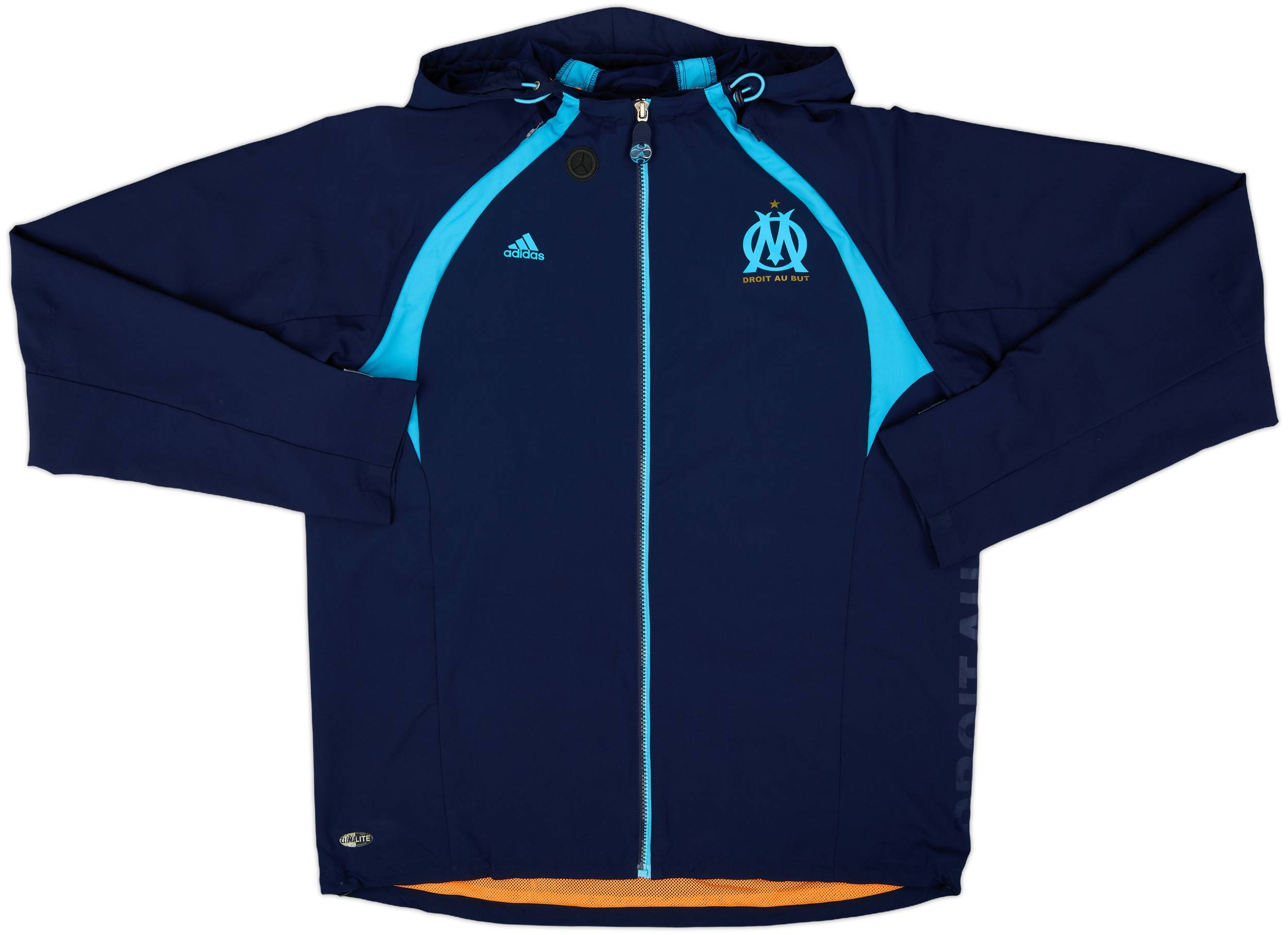 2007-08 Olympique Marseille adidas Hooded Track Jacket - 8